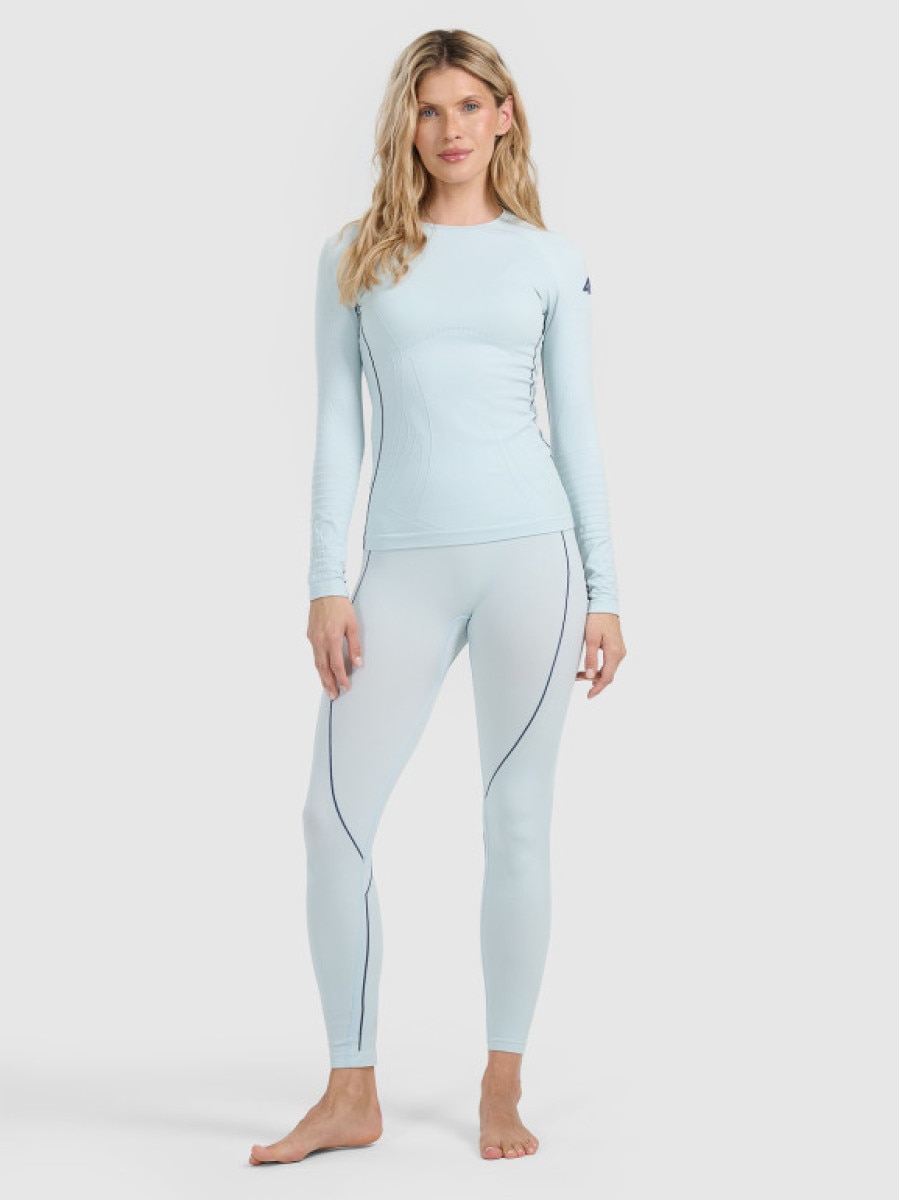 Damska bielizna termoaktywna (dół) 4F 4FWAW25USEAF204 - niebieska