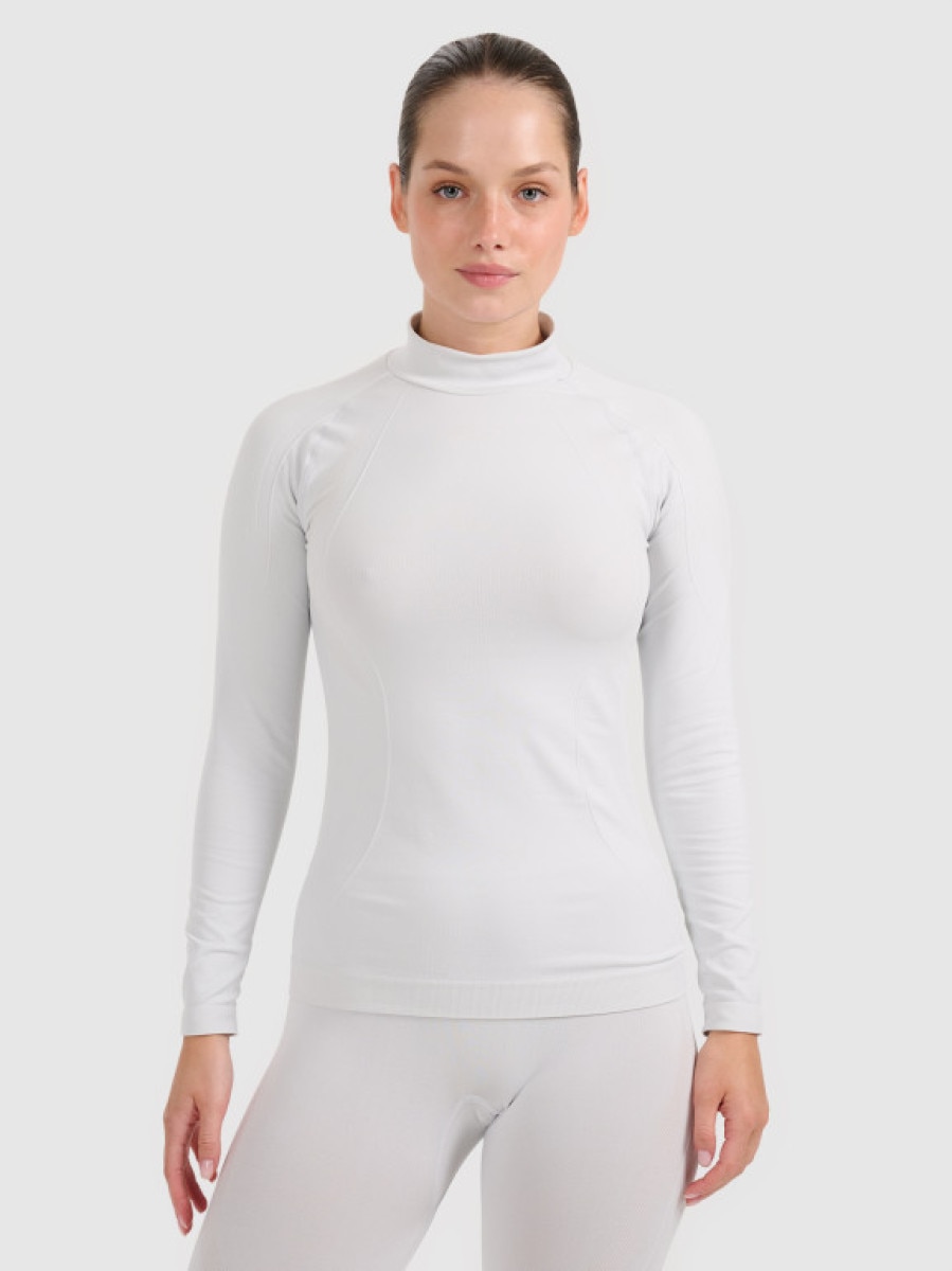 Damska bielizna termoaktywna (góra) 4F 4FWAW25USEAF216 - szara