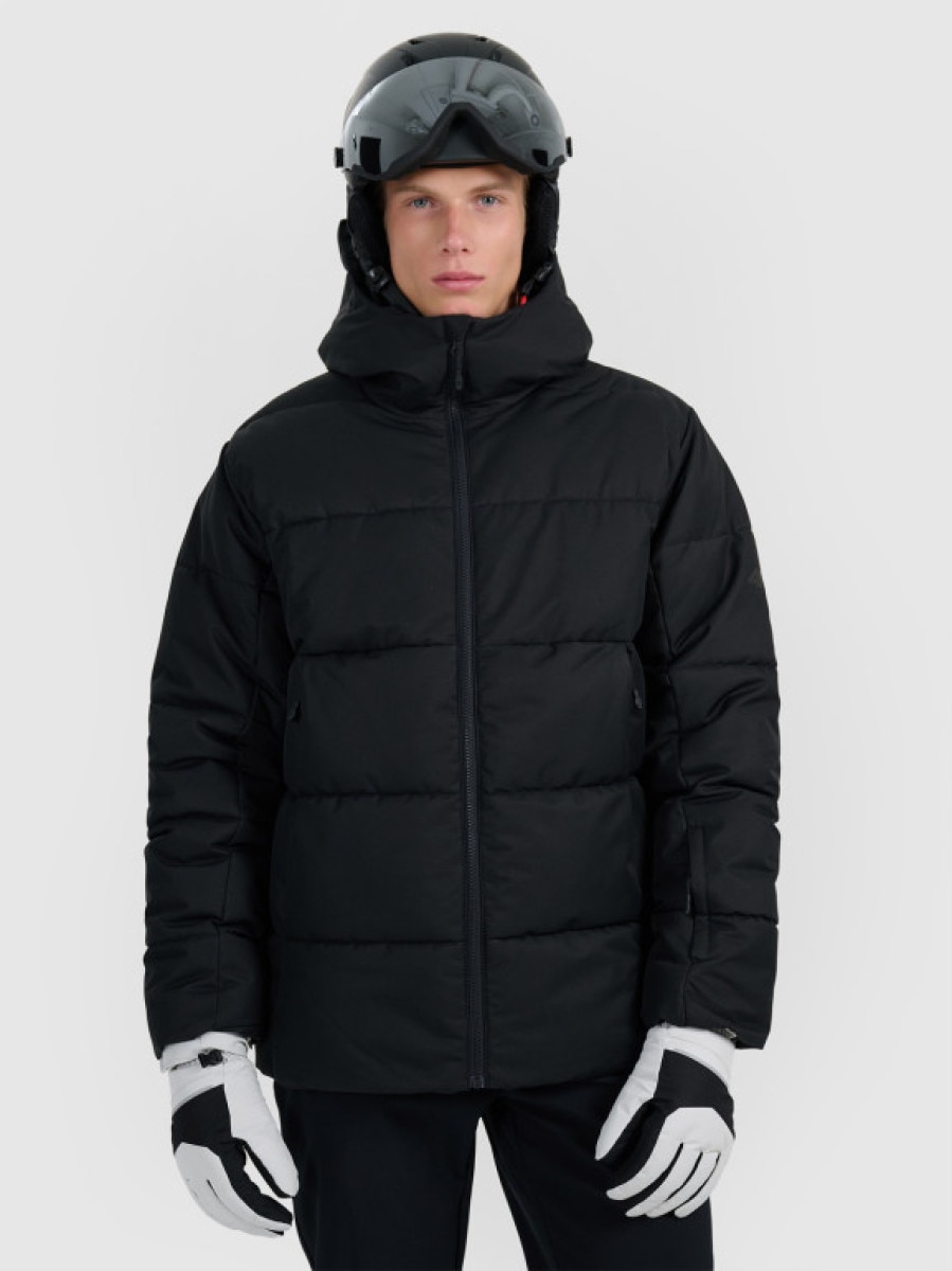 Męska kurtka narciarska 4F 4FWAW25TTJAM0788 - czarna