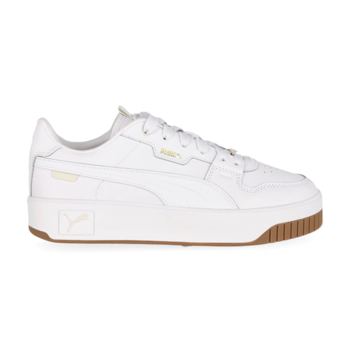 Damskie sneakersy Puma Carina Street Lux - białe