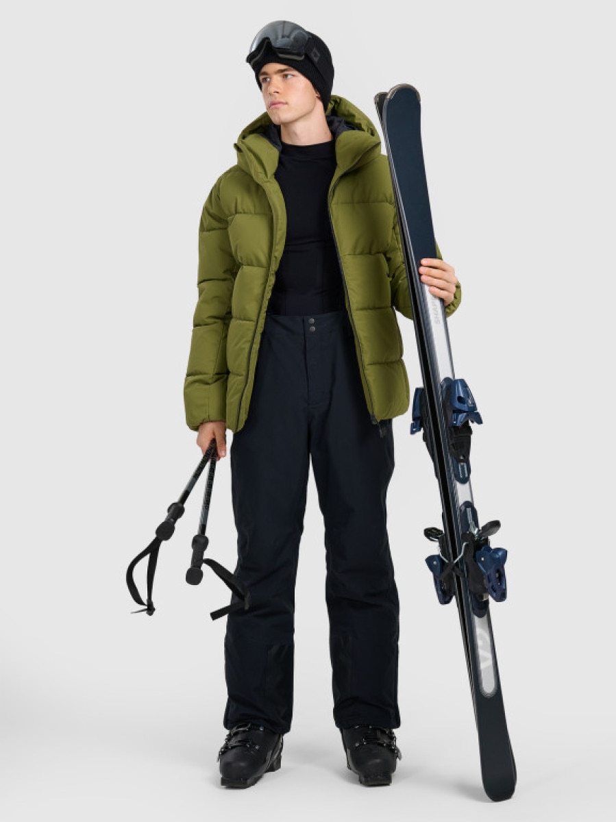 Męskie spodnie narciarskie 4F 4FWAW25TFTRM0924 - czarne