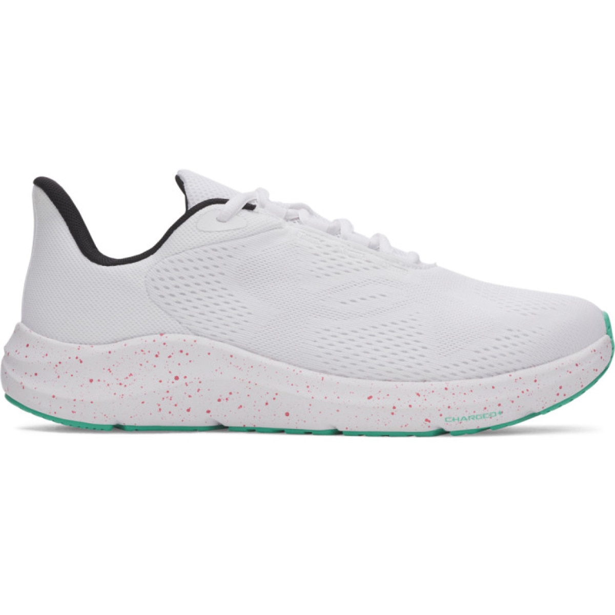 Męskie buty do biegania Under Armour UA Charged Pursuit 4 Big Logo - białe