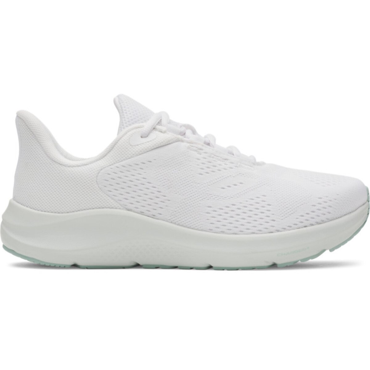 Damskie buty do biegania Under Armour UA W Charged Pursuit 4 Big Logo - białe