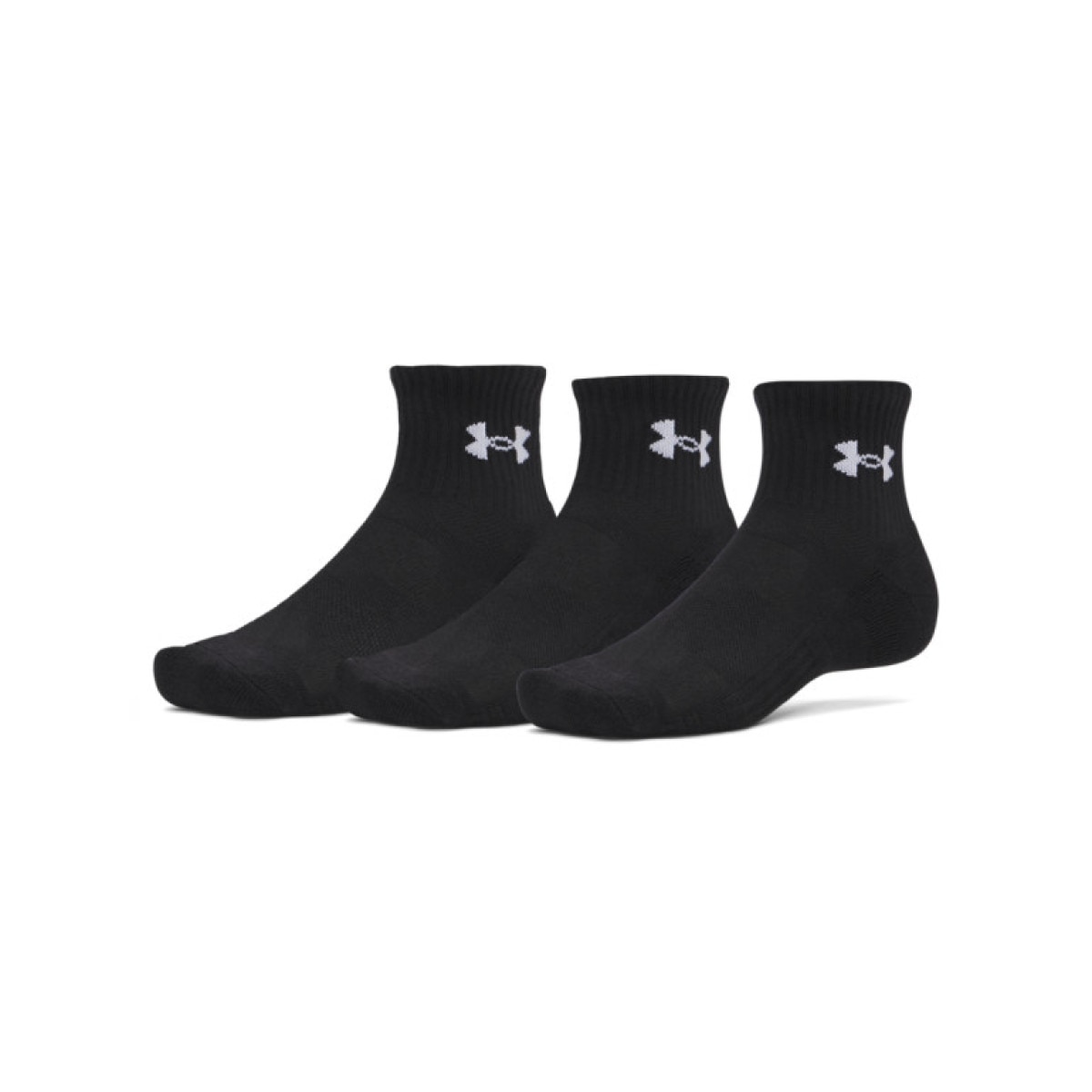 Skarpety treningowe uniseks Under Armour UA Performance 3p Qtr - czarne