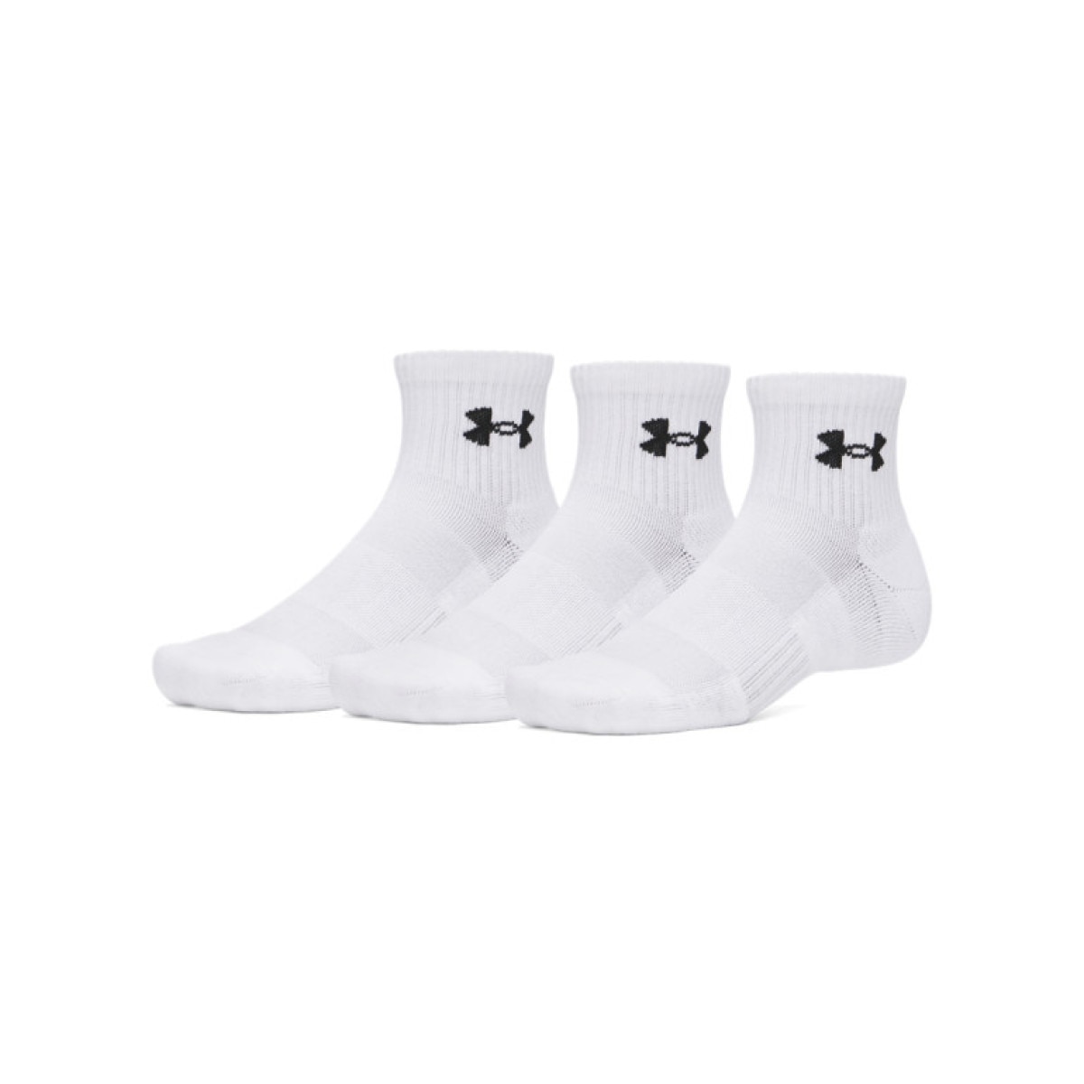 Skarpety treningowe uniseks Under Armour UA Performance 3p Qtr - białe