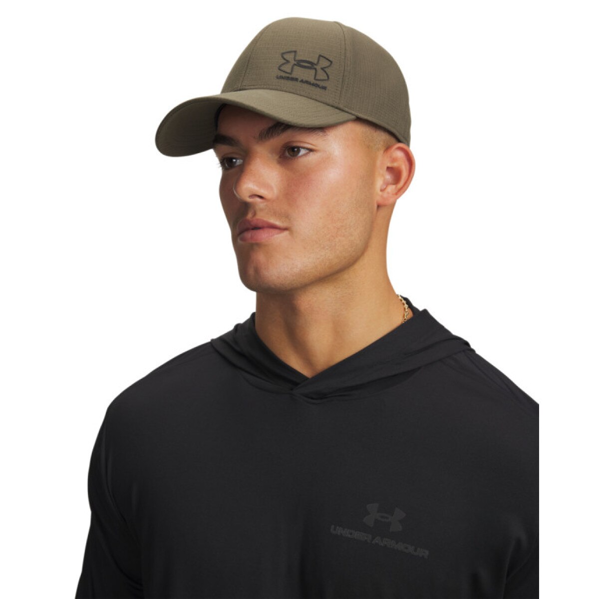 Męska czapka z daszkiem Under Armour Iso-chill Armourvent STR - khaki