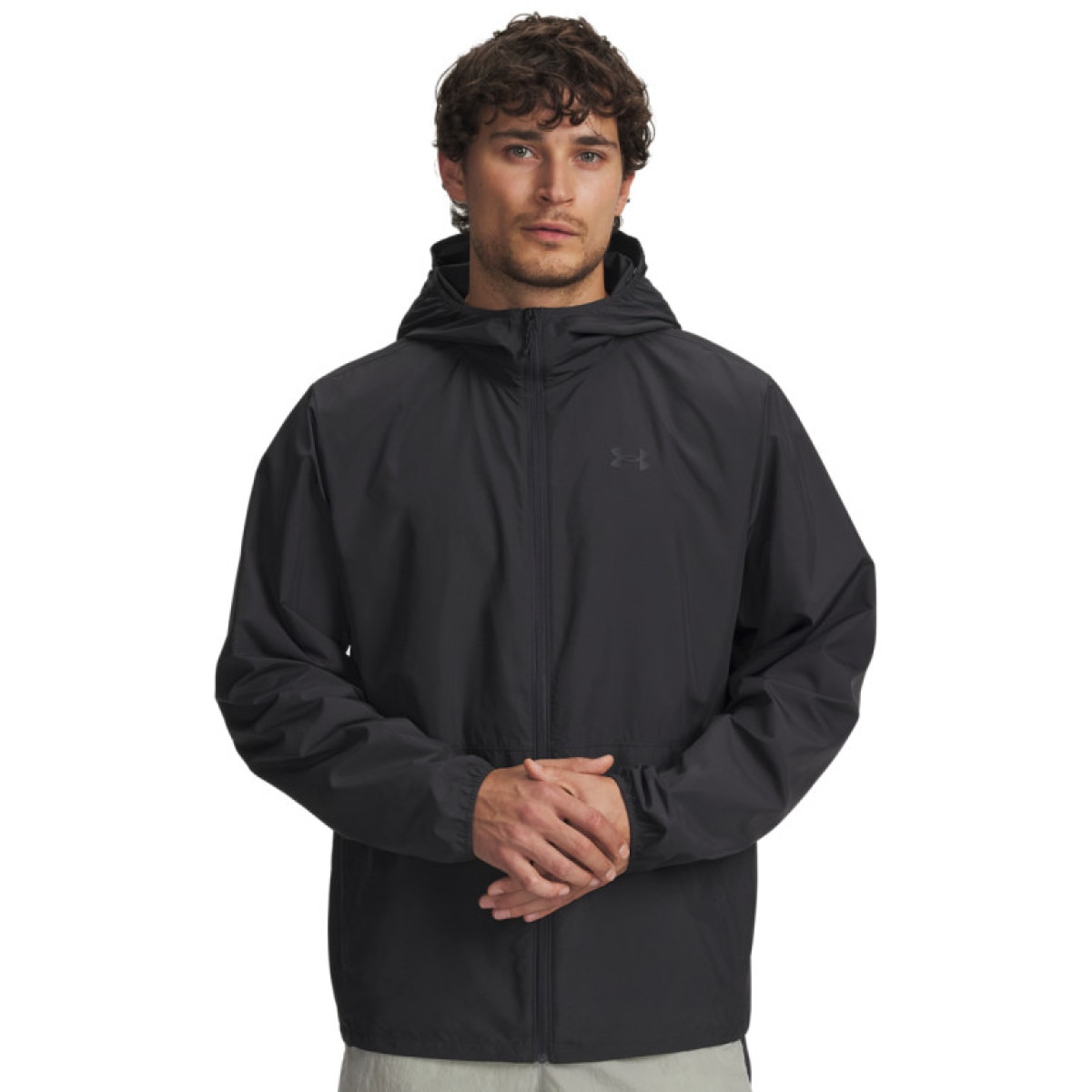 Męska kurtka outdoorowa Under Armour M Explor UPF Hike Jacket - czarna