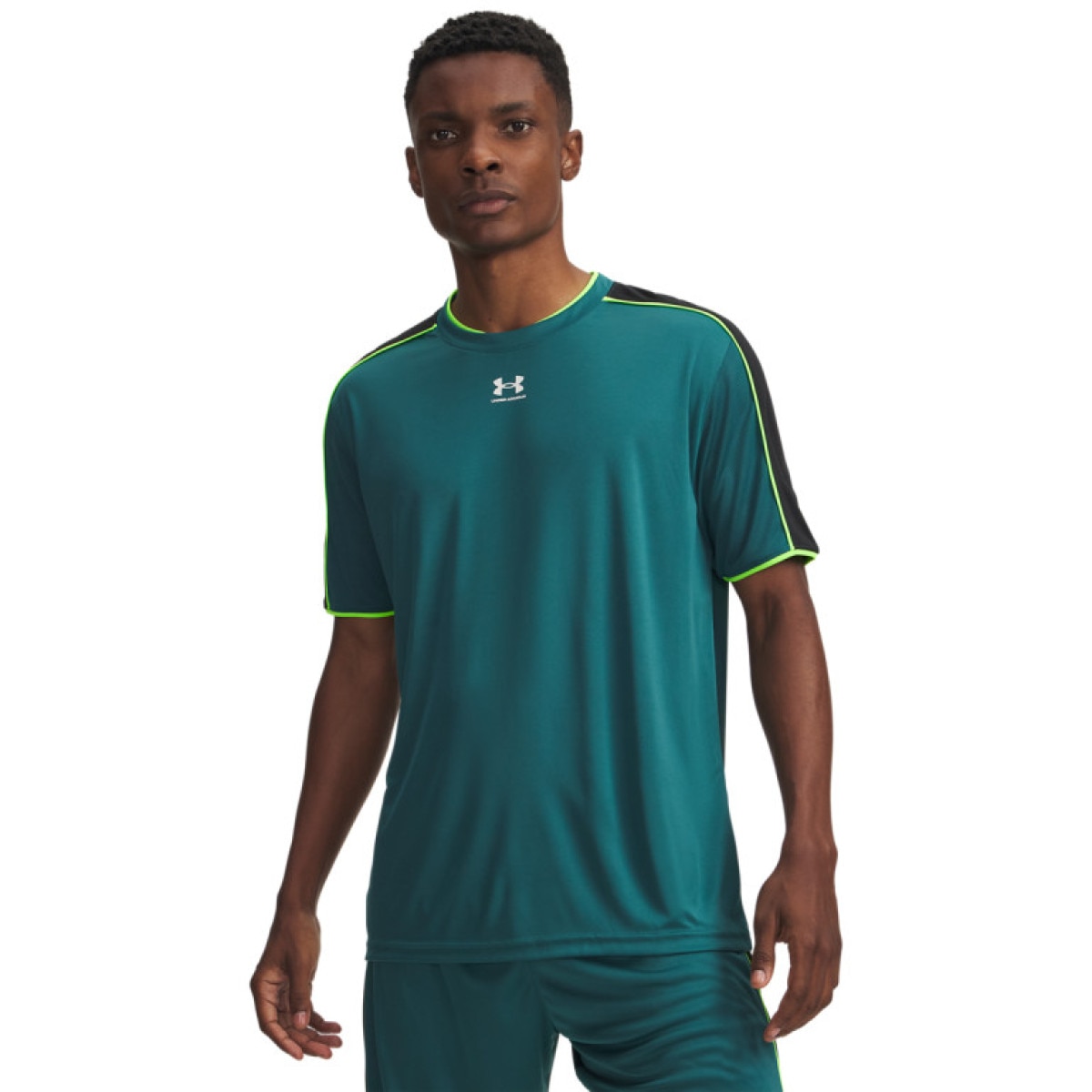 Męska koszulka piłkarska Under Armour UA Challenger Train - zielona
