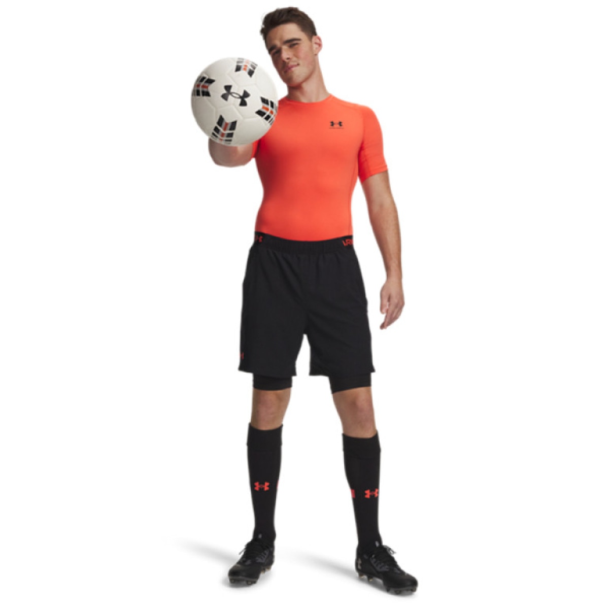 Męskie spodenki treningowe Under Armour UA Vanish Woven 2in1 Shorts - czarne