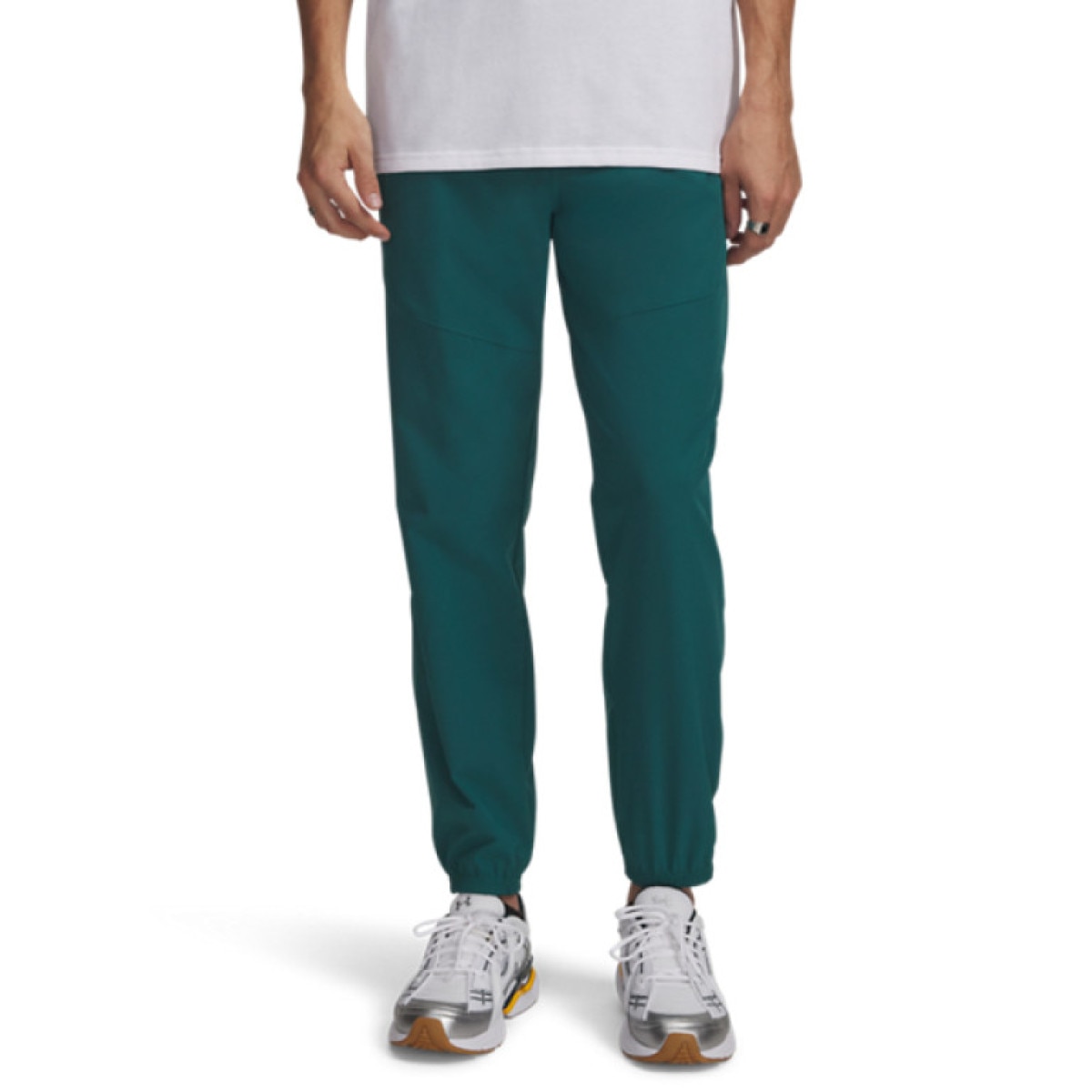 Męskie spodnie treningowe Under Armour UA Vibe Woven Pants - zielone