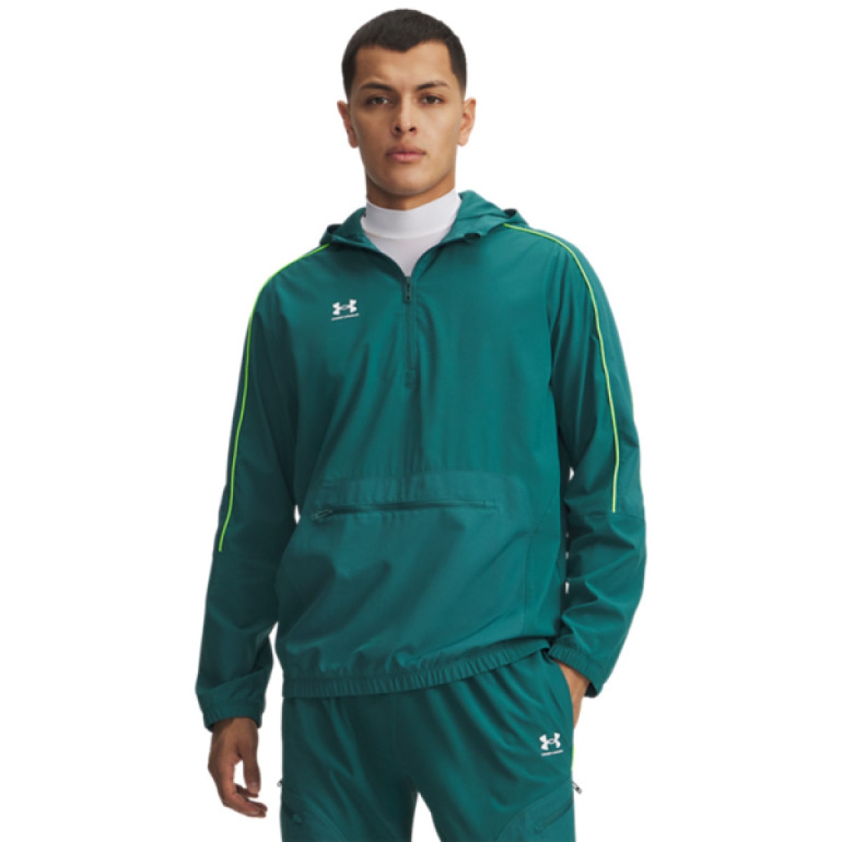 Męska kurtka treningowa Under Armour UA M Challenger Warmup - zielona