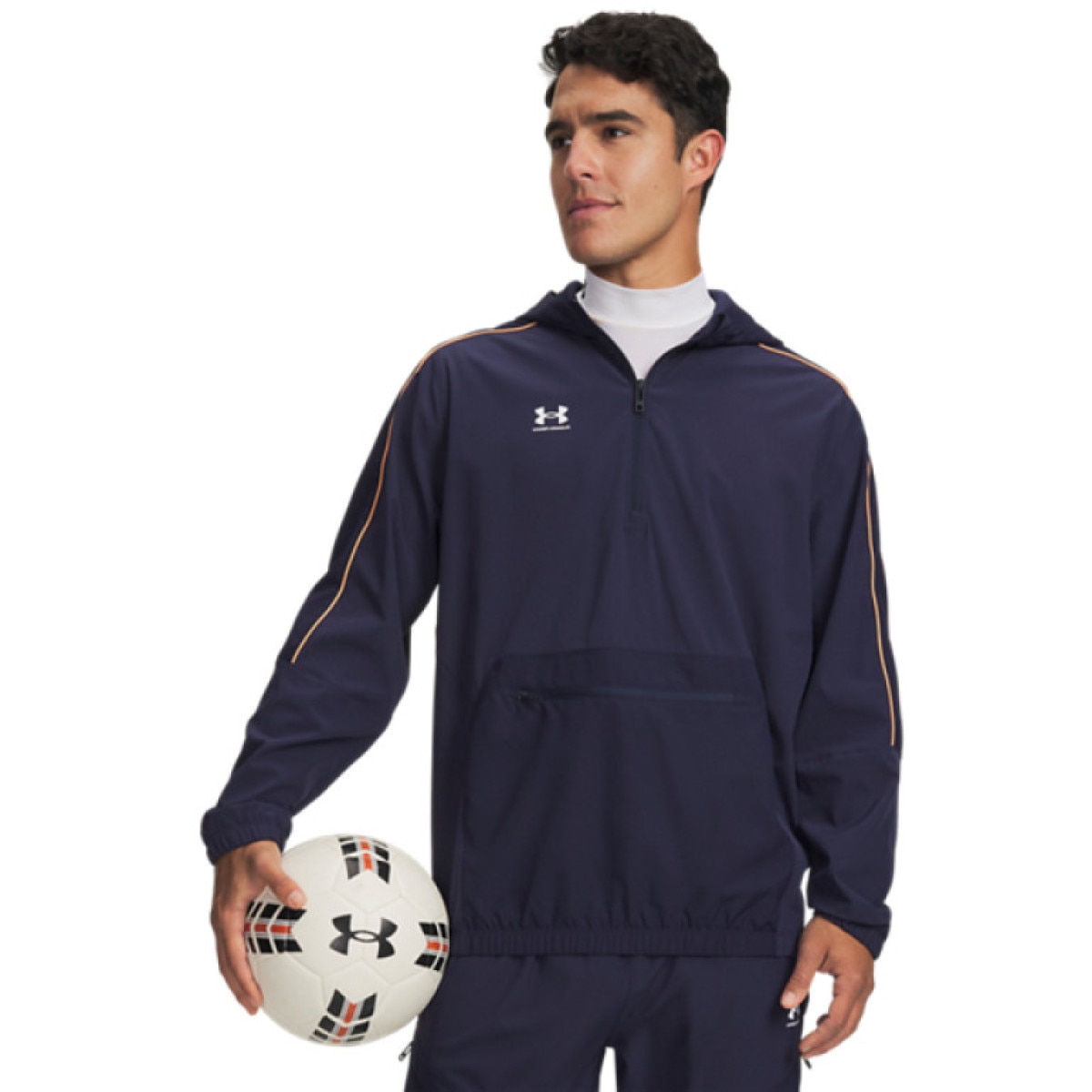 Męska kurtka treningowa Under Armour UA M Challenger Warmup - granatowa