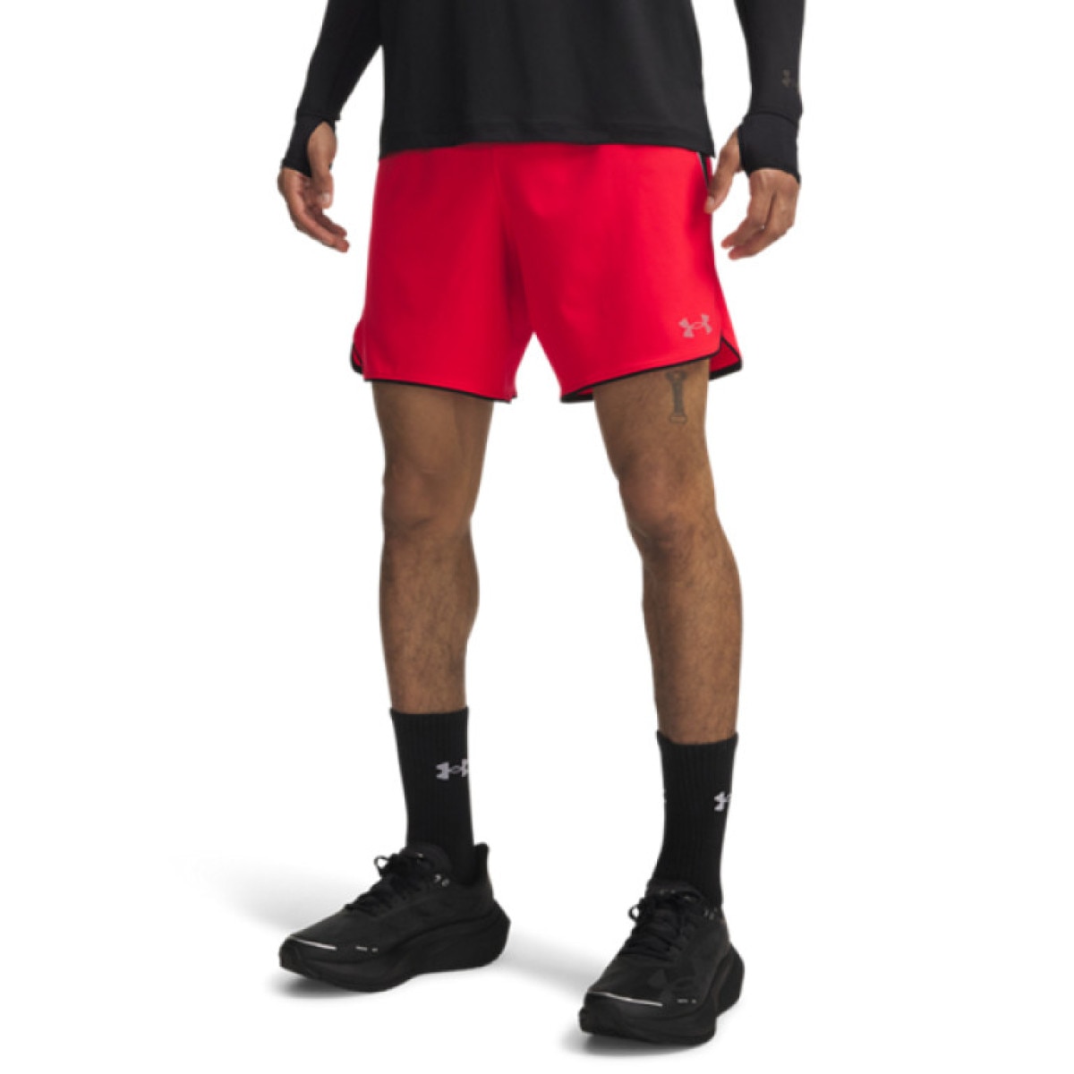 Męskie spodenki do biegania Under Armour UA Velociti Pro 7in Short - czerwone