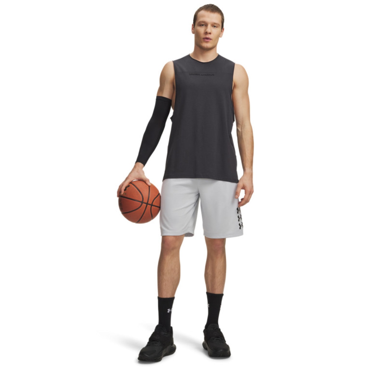 Męskie spodenki do koszykówki Under Armour UA Next Gen Short - szare