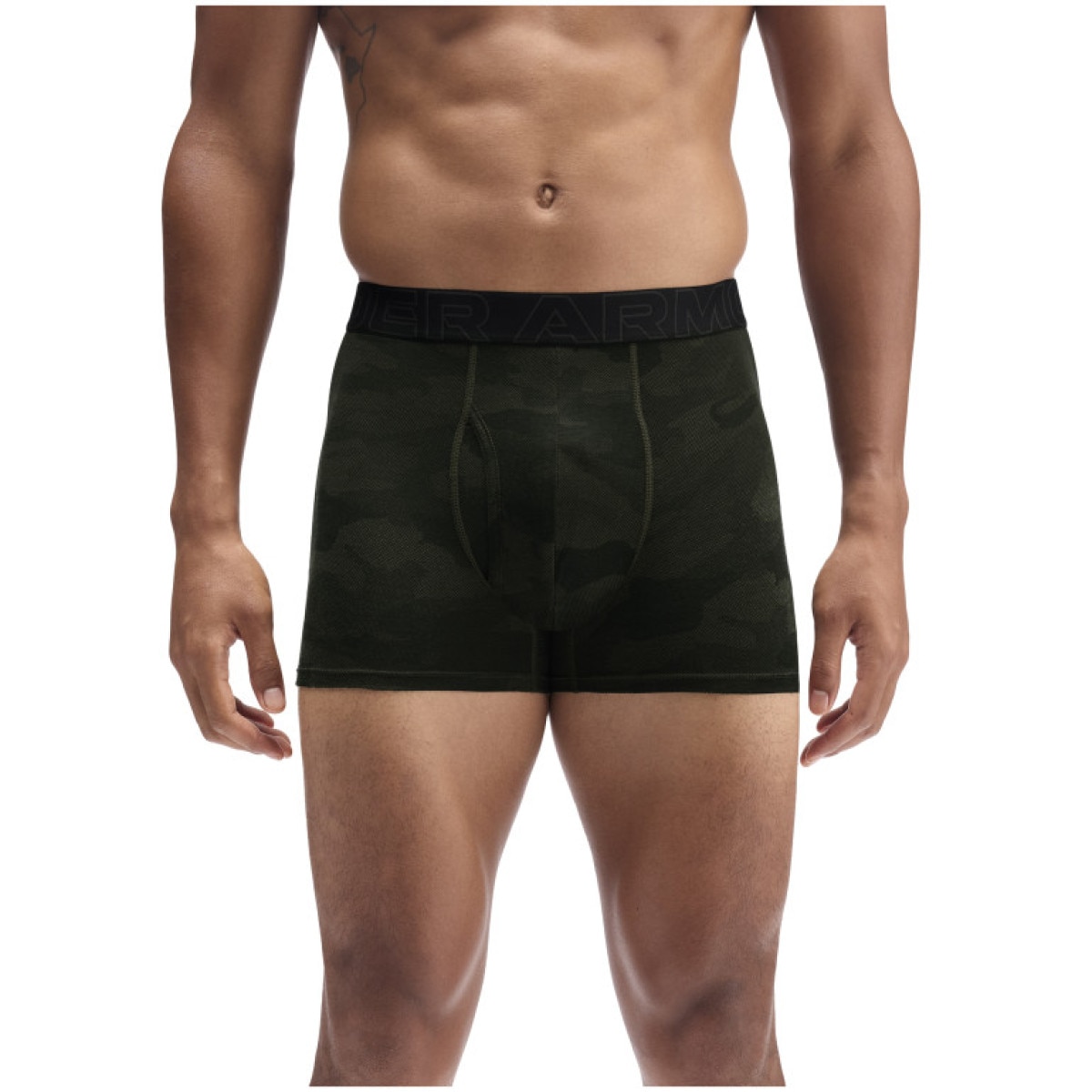 Męska bielizna treningowa (3-pack) Under Armour M UA Perf Cotton Nov 3in - zielona