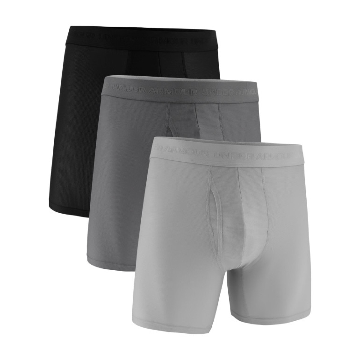 Męskie bokserki treningowe (3-pack) Under Armour UA Performance Tech Mesh 6” Boxerjock - multikolor