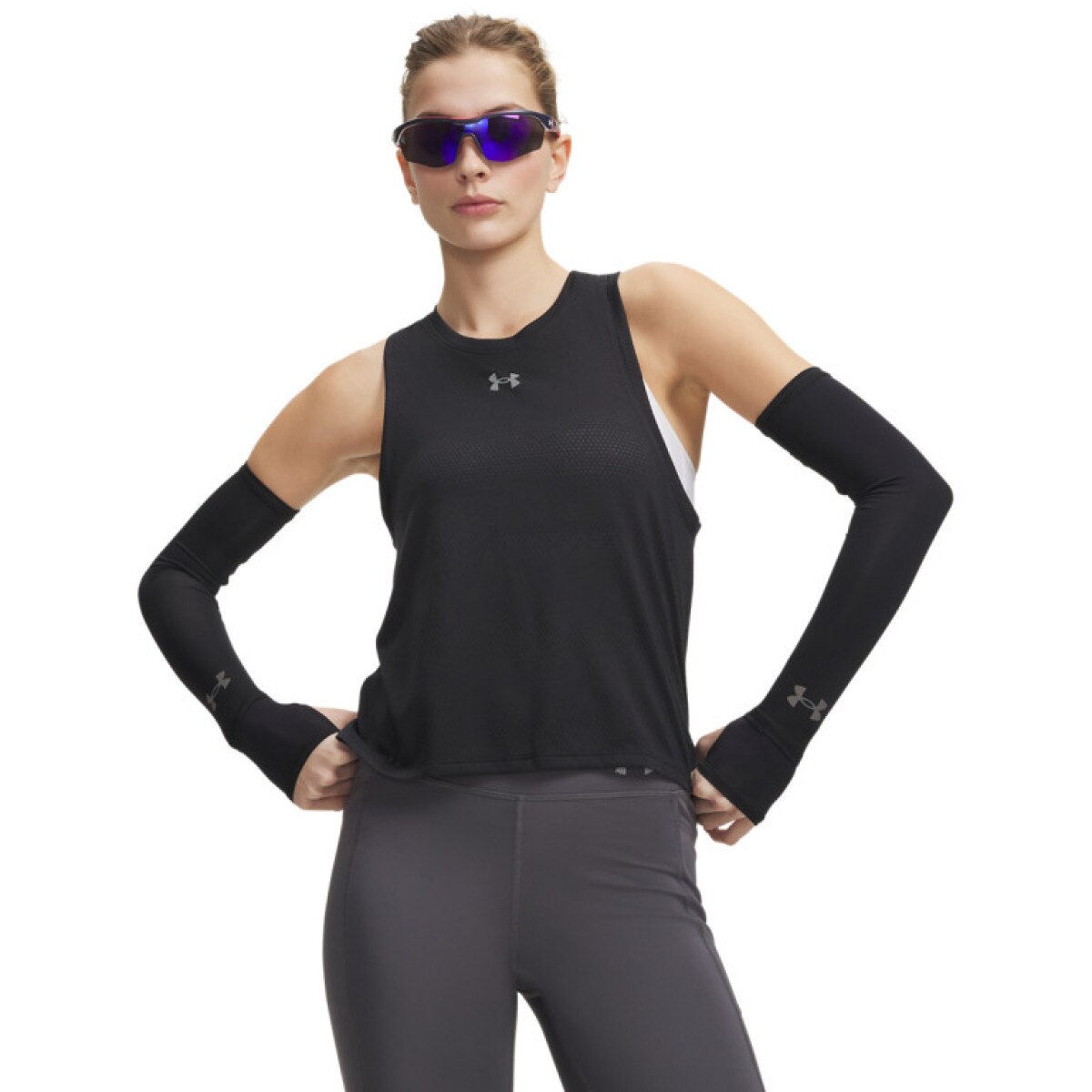 Damski top do biegania Under Armour UA Velociti Singlet - czarny