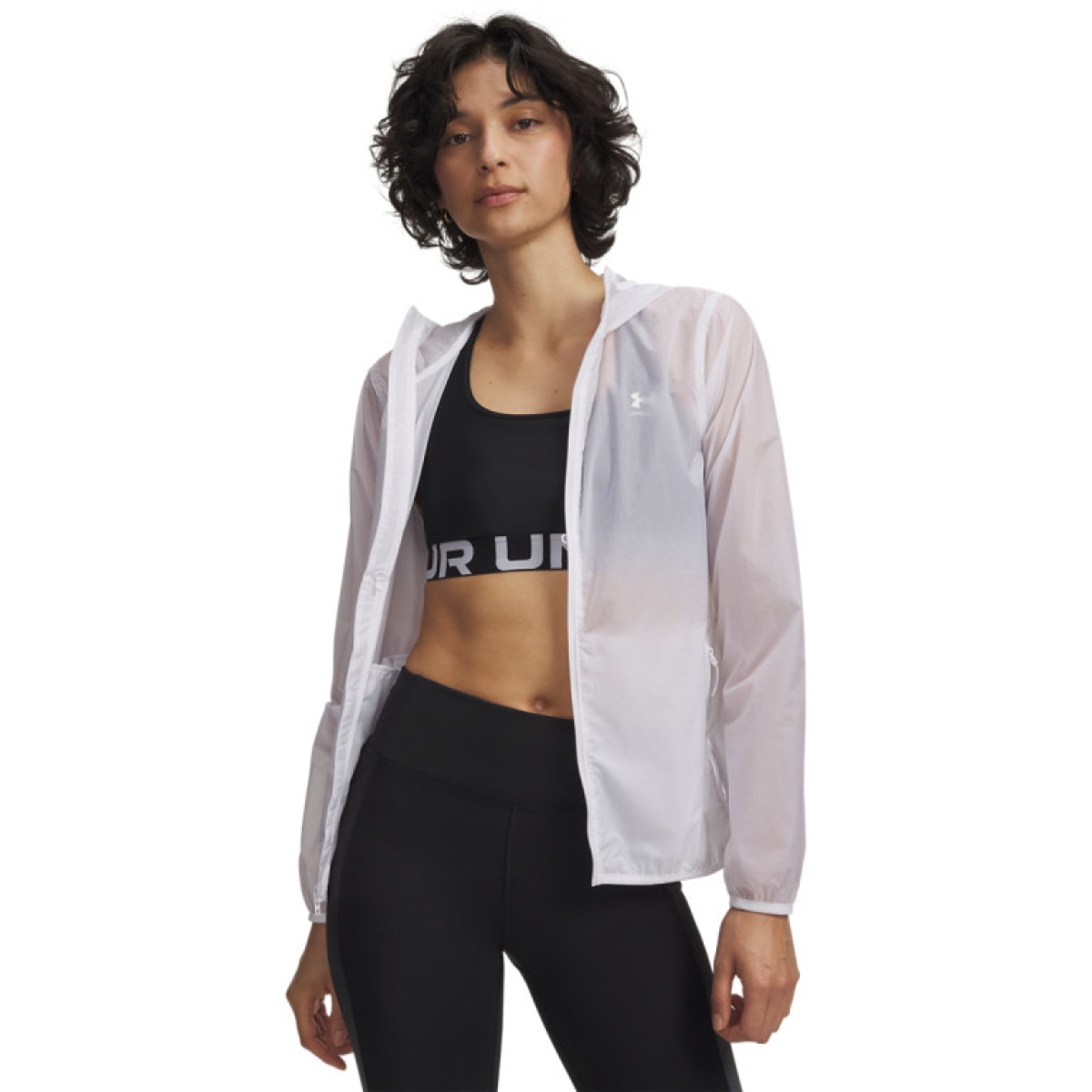 Damska kurtka do biegania Under Armour UA Velociti Pro Lightweight - biała