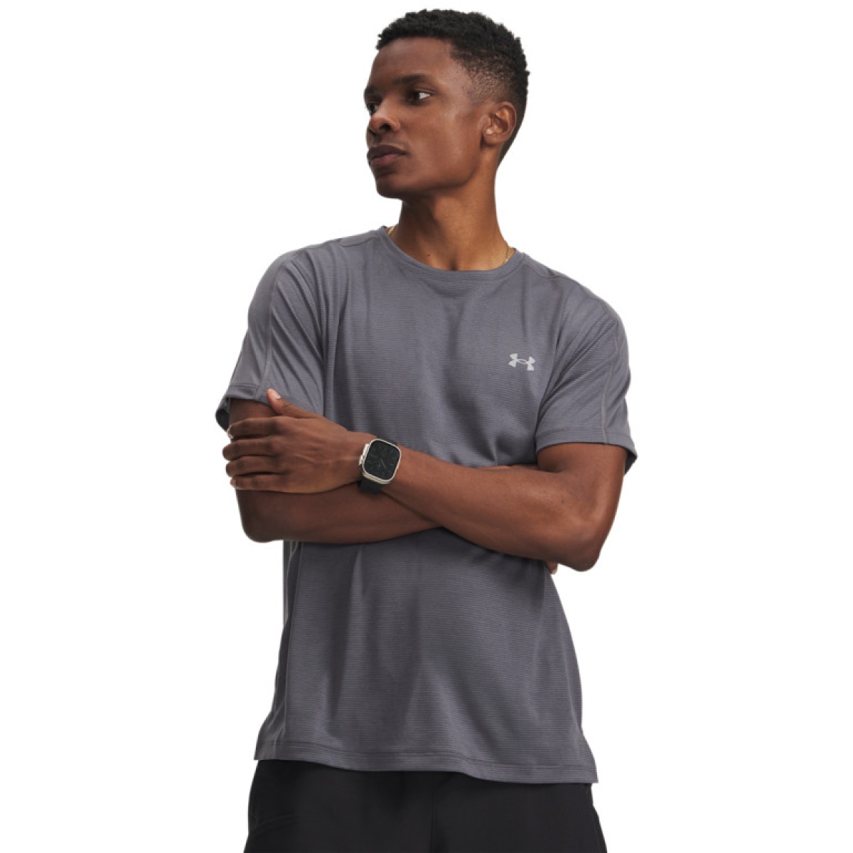 Męska koszulka do biegania Under Armour UA Velociti REFLCT SS - szara