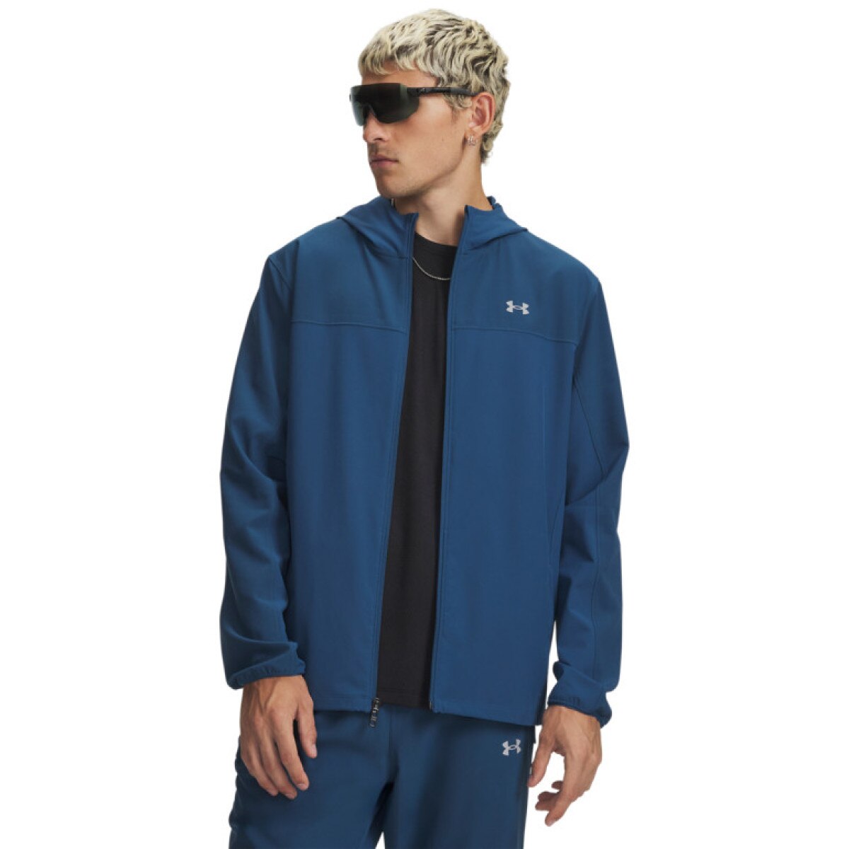 Męska kurtka do biegania Under Armour UA Velociti Pro Storm Jacket - granatowa