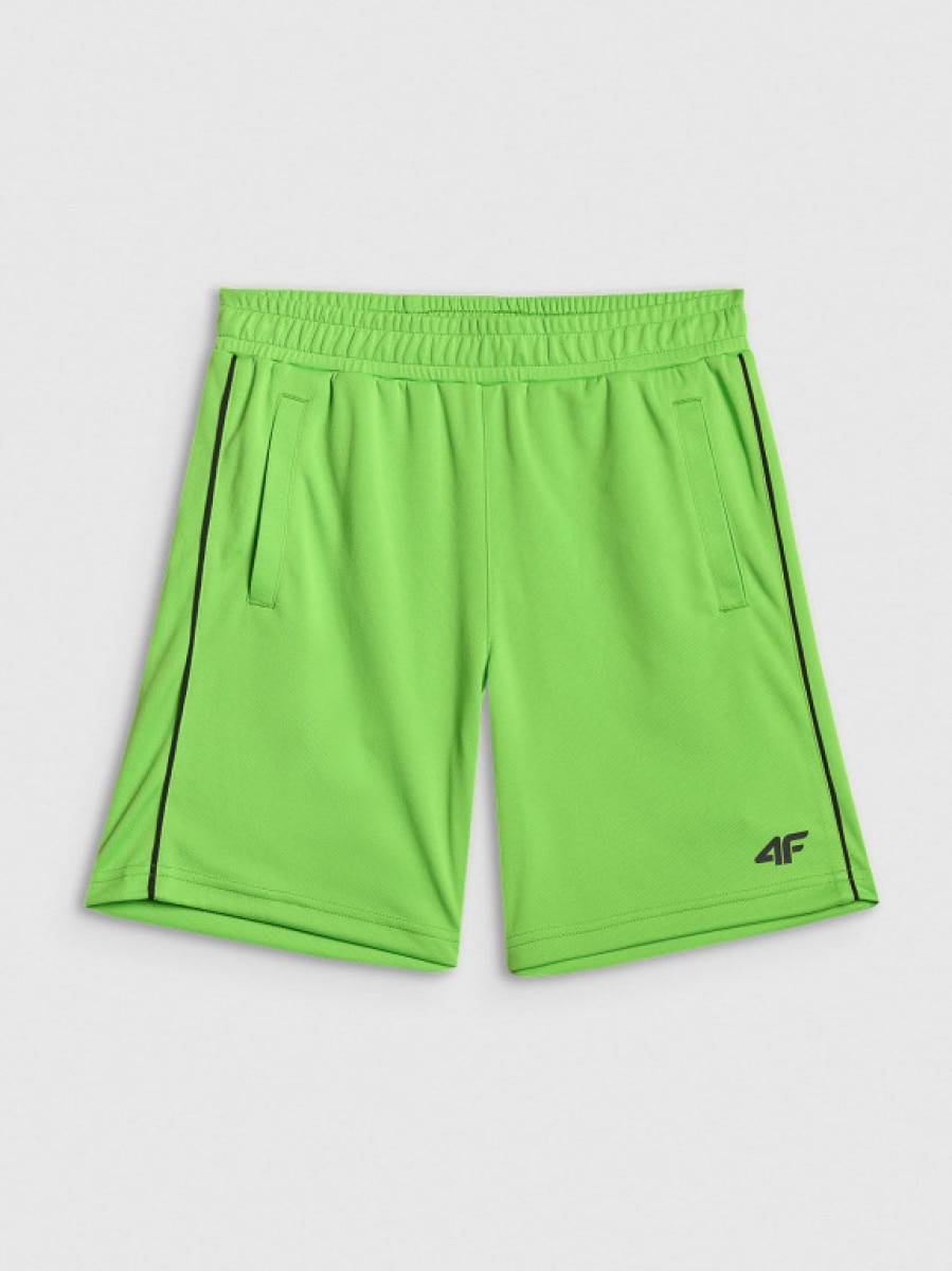 Chłopięce spodenki treningowe 4F 4FJRSS26TFSHM1693 - zielone