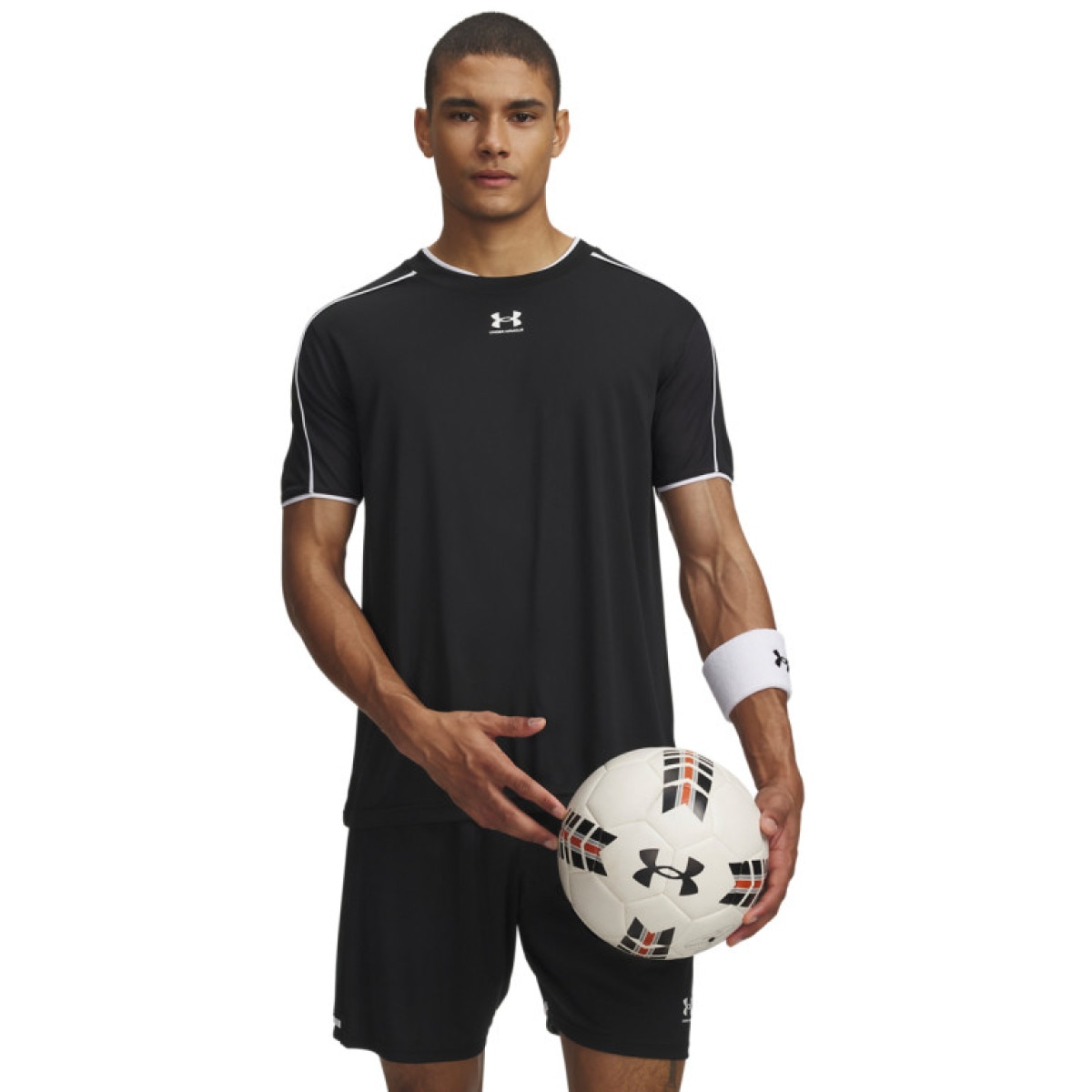 Męska koszulka piłkarska Under Armour UA Challenger Train - czarna