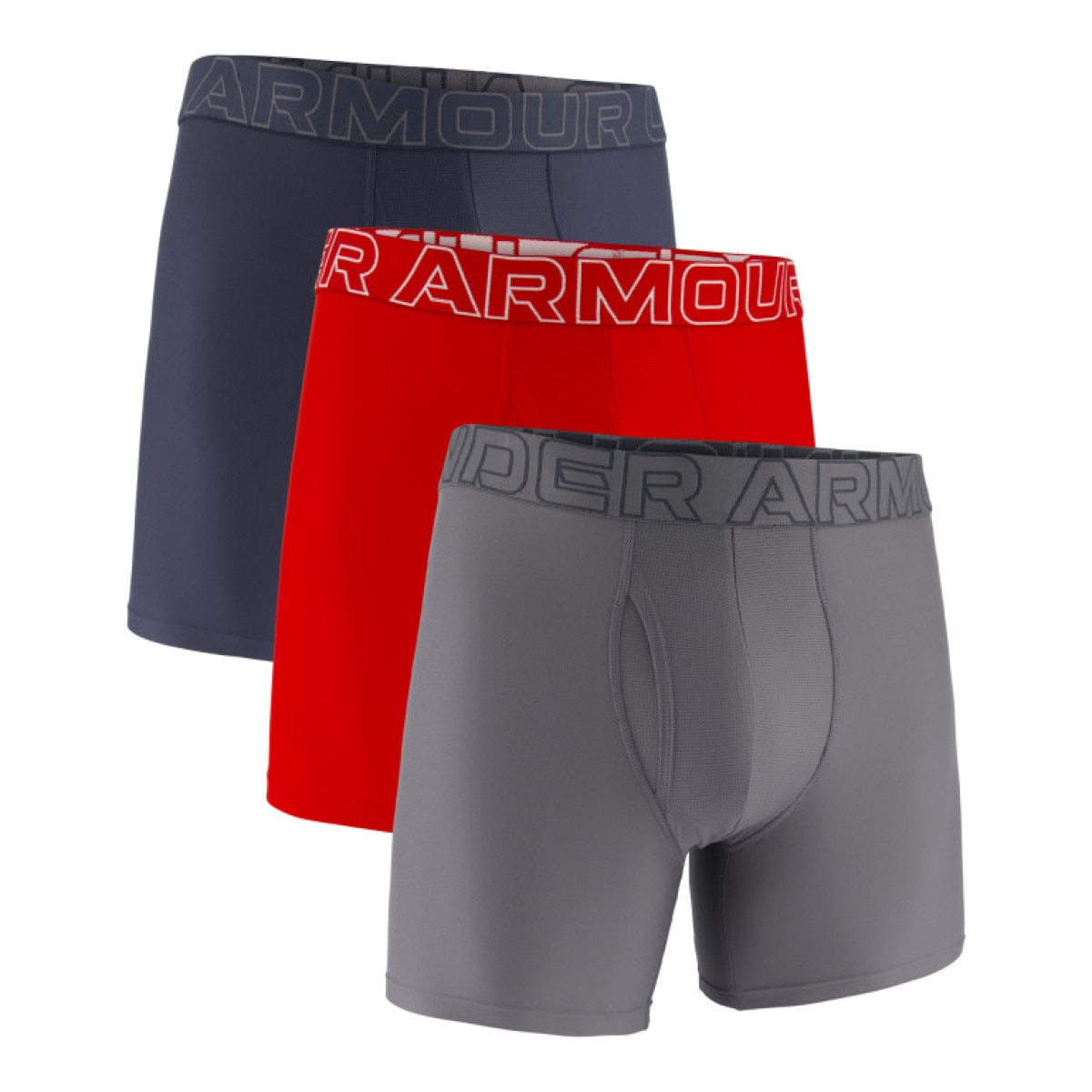 Męska bielizna treningowa (3-pack) Under Armour M UA Perf Tech 6in - multikolor