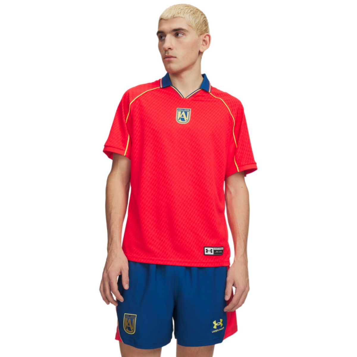Męska koszulka piłkarska Under Armour UA 96 Terrace Country - czerwona