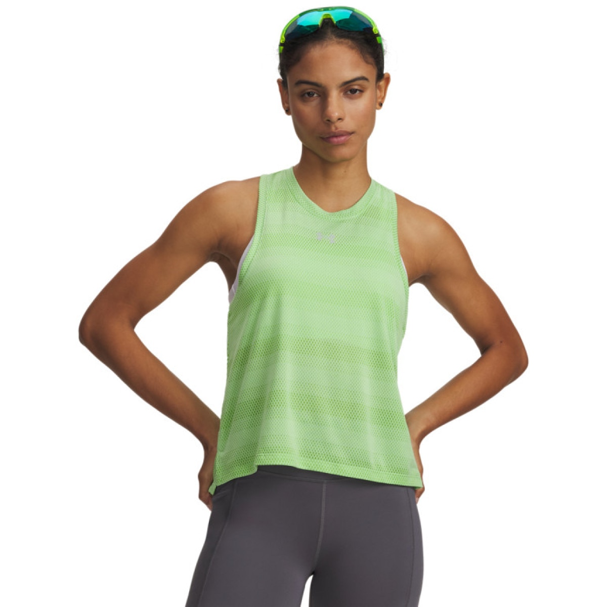 Damski top do biegania Under Armour UA Velociti Singlet - zielony