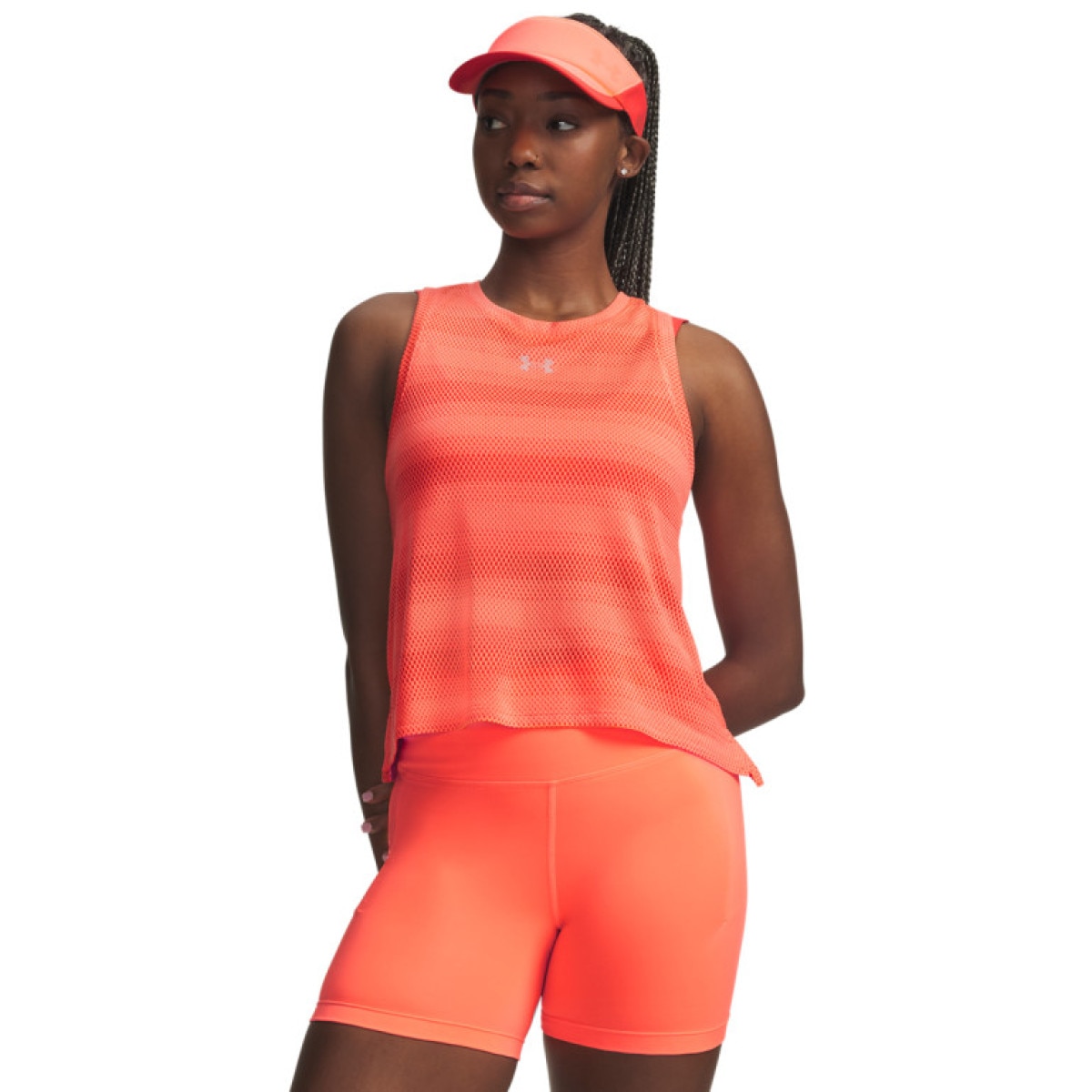 Damski top do biegania Under Armour UA Velociti Singlet - pomarańczowy