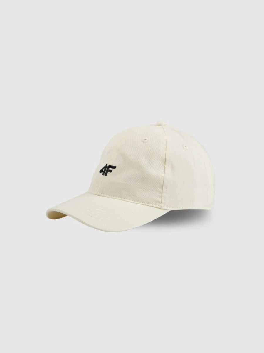 Czapka z daszkiem uniseks 4F 4FRSS26ACABU589 - biała