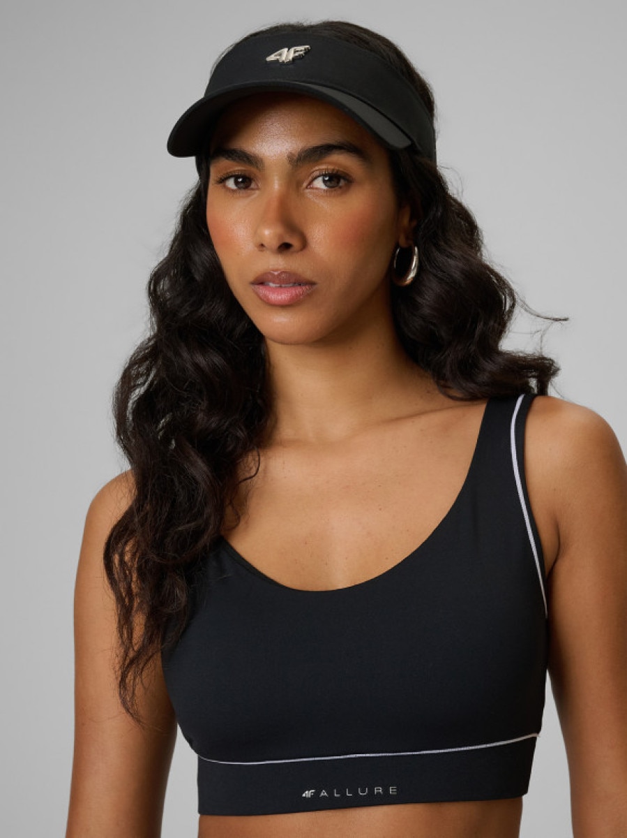 Daszek sportowy uniseks 4F 4FRSS26ACABU642 - czarny