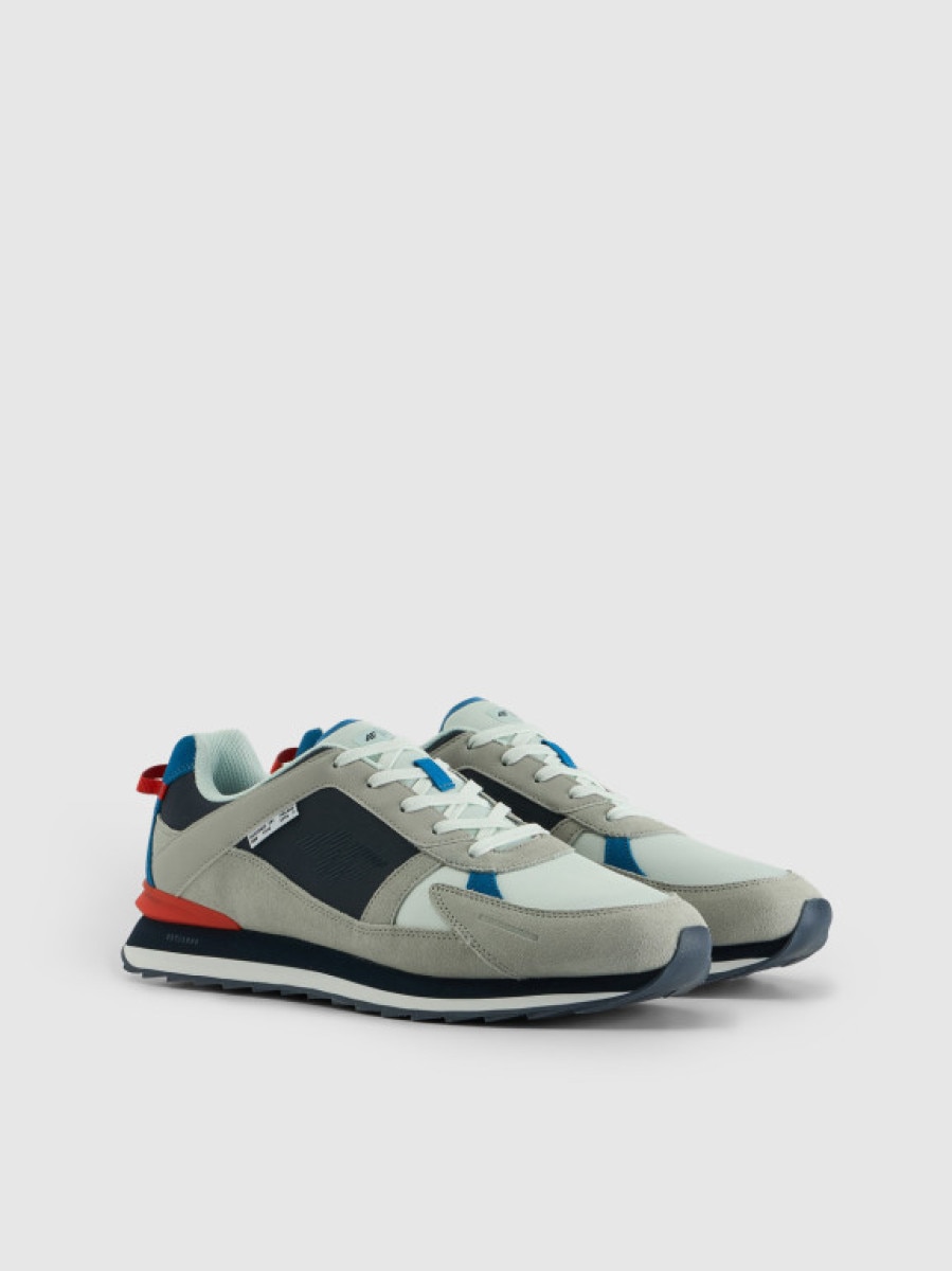 Męskie sneakersy 4CITY 4F 4FRSS26FSNEM023 - szare