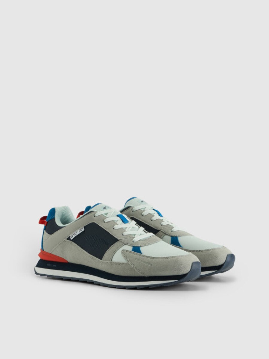 Męskie sneakersy 4CITY 4F 4FRSS26FSNEM023 - szare