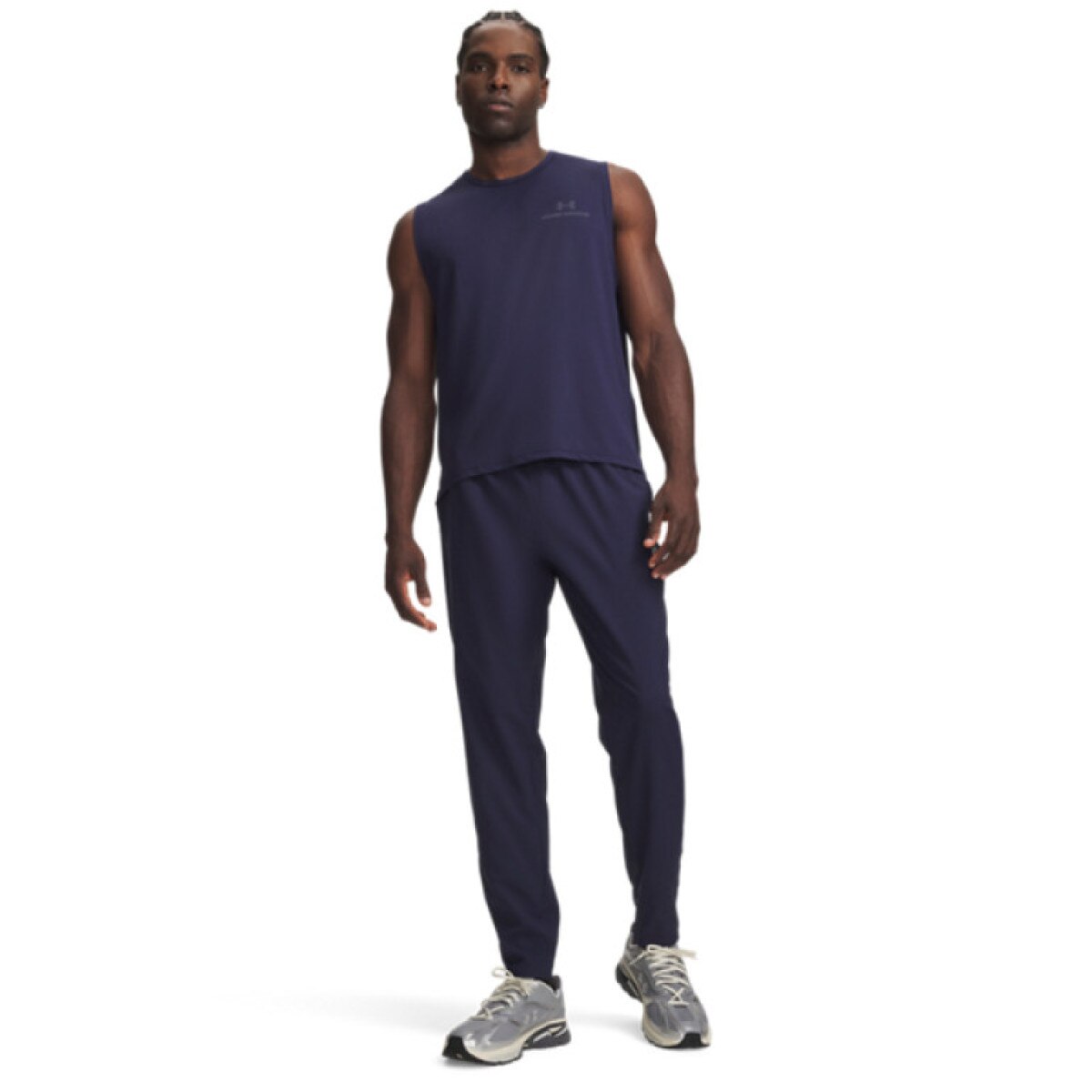 Męskie spodnie treningowe Under Armour Vanish Training Pant - granatowe