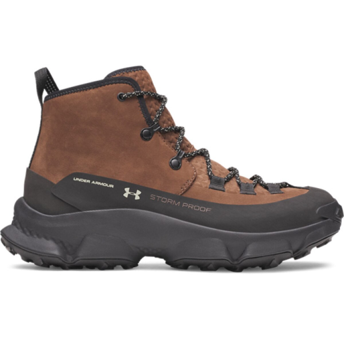 Męskie buty trekkingowe Under Armour Charged Expanse Mid LTHR WP - brązowe