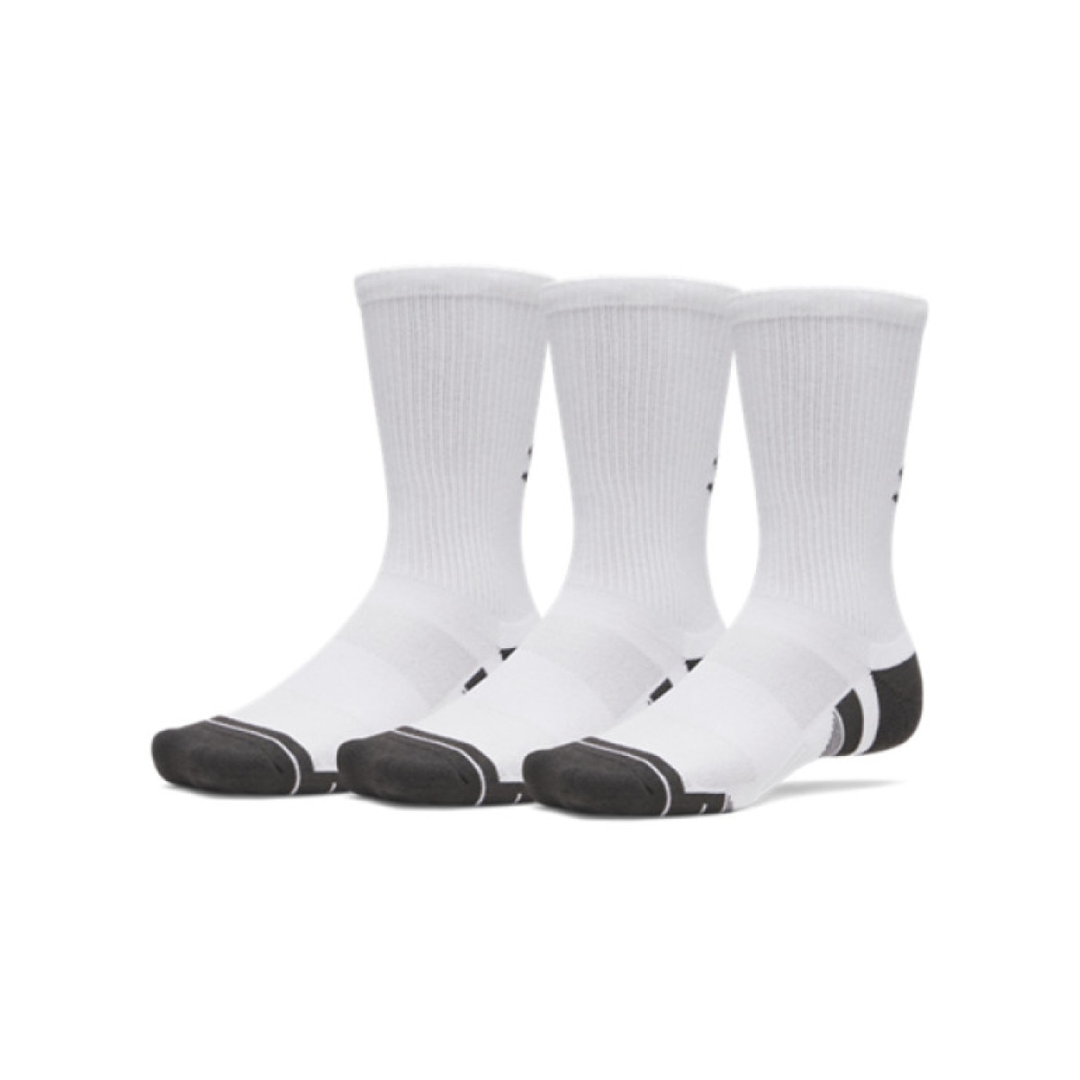 Skarpetki treningowe długie (3-pack) uniseks Under Armour New UA Perf Tech 3pk Crew - białe