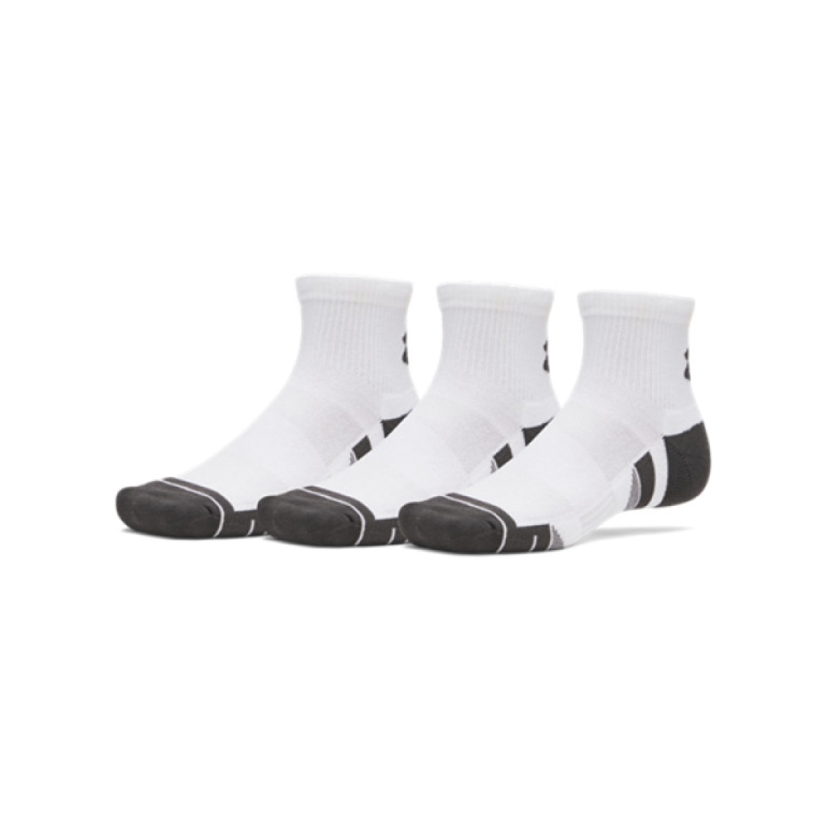 Skarpetki treningowe długie (3-pack) uniseks Under Armour New UA Perf Tech 3pk Qtr - białe
