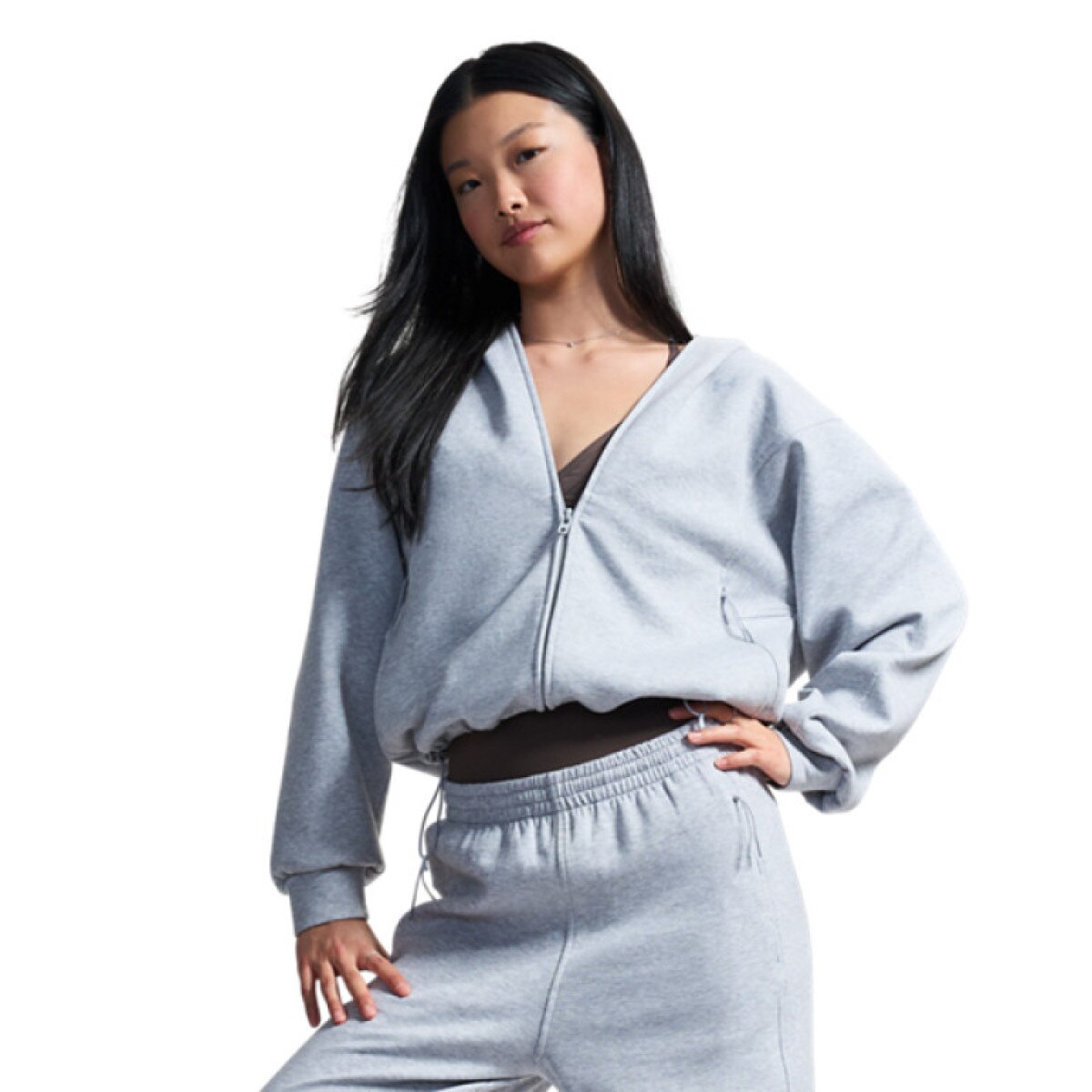 Damska kurtka Under Armour Unstoppable Fleece FZ Jkt - szara
