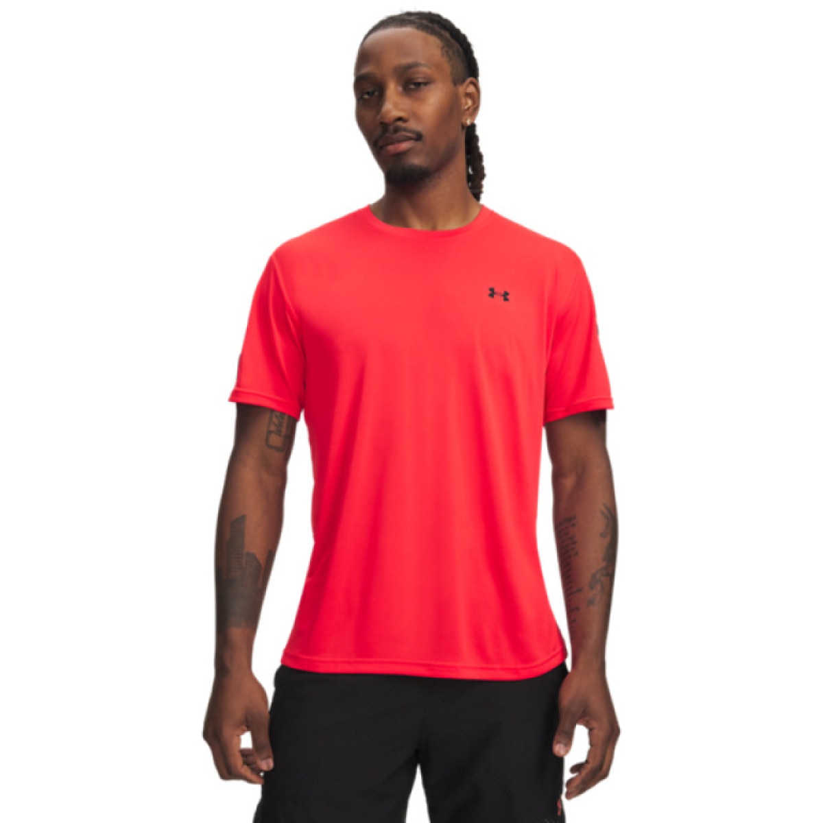 Męska koszulka treningowa Under Armour UA Tech Taping SS - czerwona