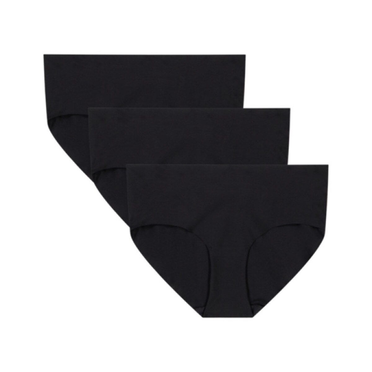 Damskie hipstery (3-pack) Under Armour UA Essential Stretch Noshow Hipster-Solid 3pk - czarne