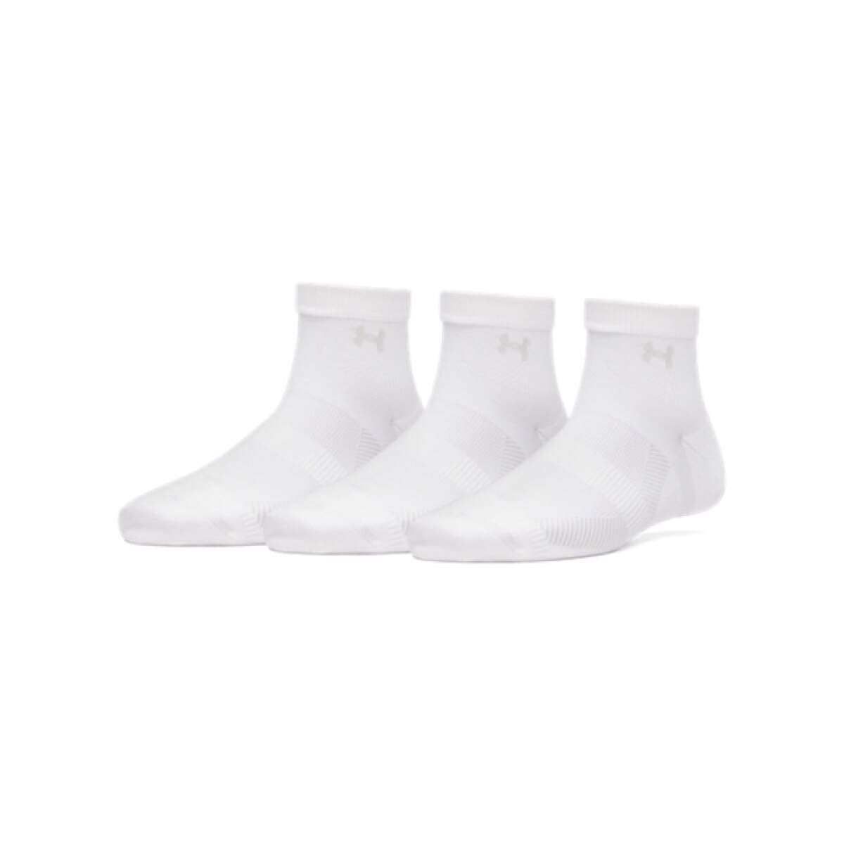 Damskie skarpety treningowe (3-pack) Under Armour Women\'s Vanish 3pk Qtr - białe