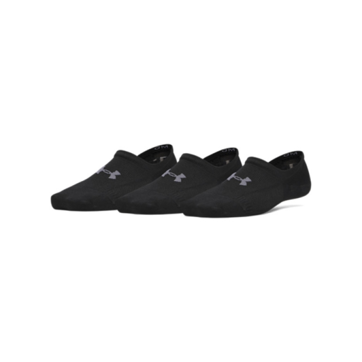 Damskie skarpetki stopki treningowe (3-pack) Under Armour Women\'s Vanish 3pk Liner - czarne