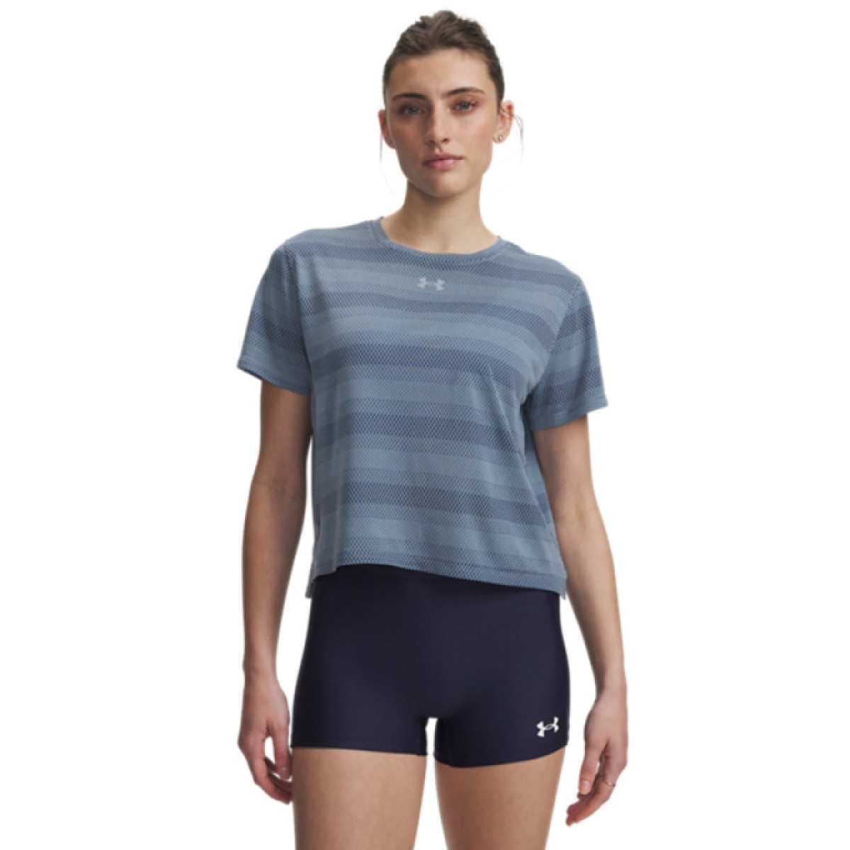Damska koszulka do biegania Under Armour UA Velociti Shortsleeve - niebieska