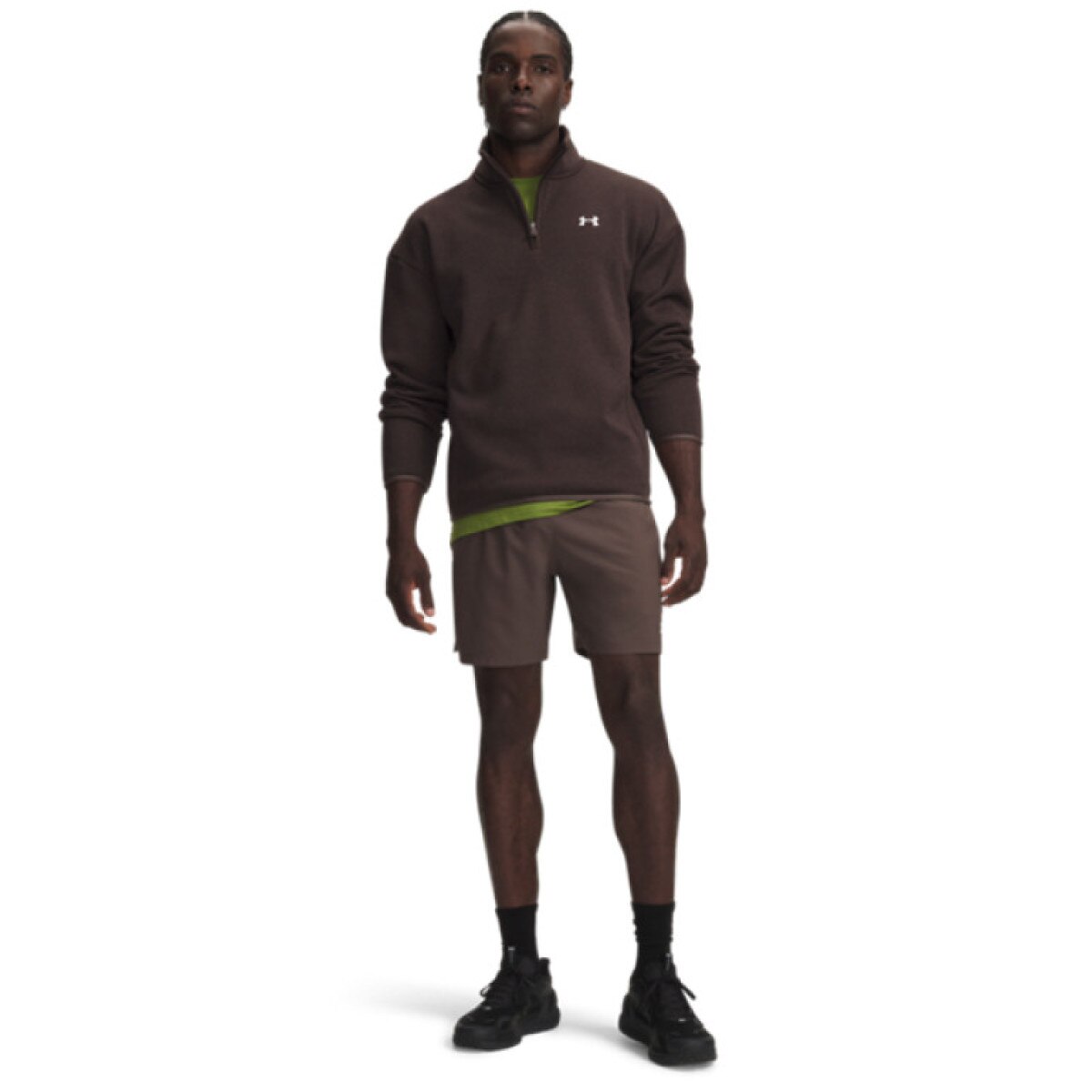 Męskie spodenki treningowe Under Armour UA Vanish Wven Short 2.0 6in - brązowe