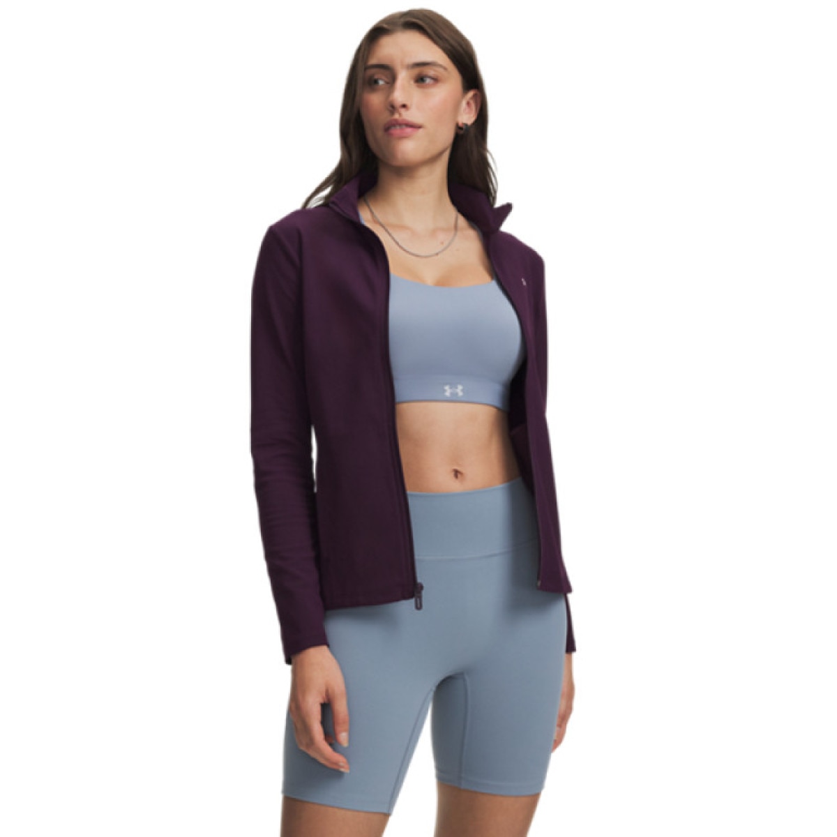 Damska bluza treningowa Under Armour Motion FZ - fioletowa