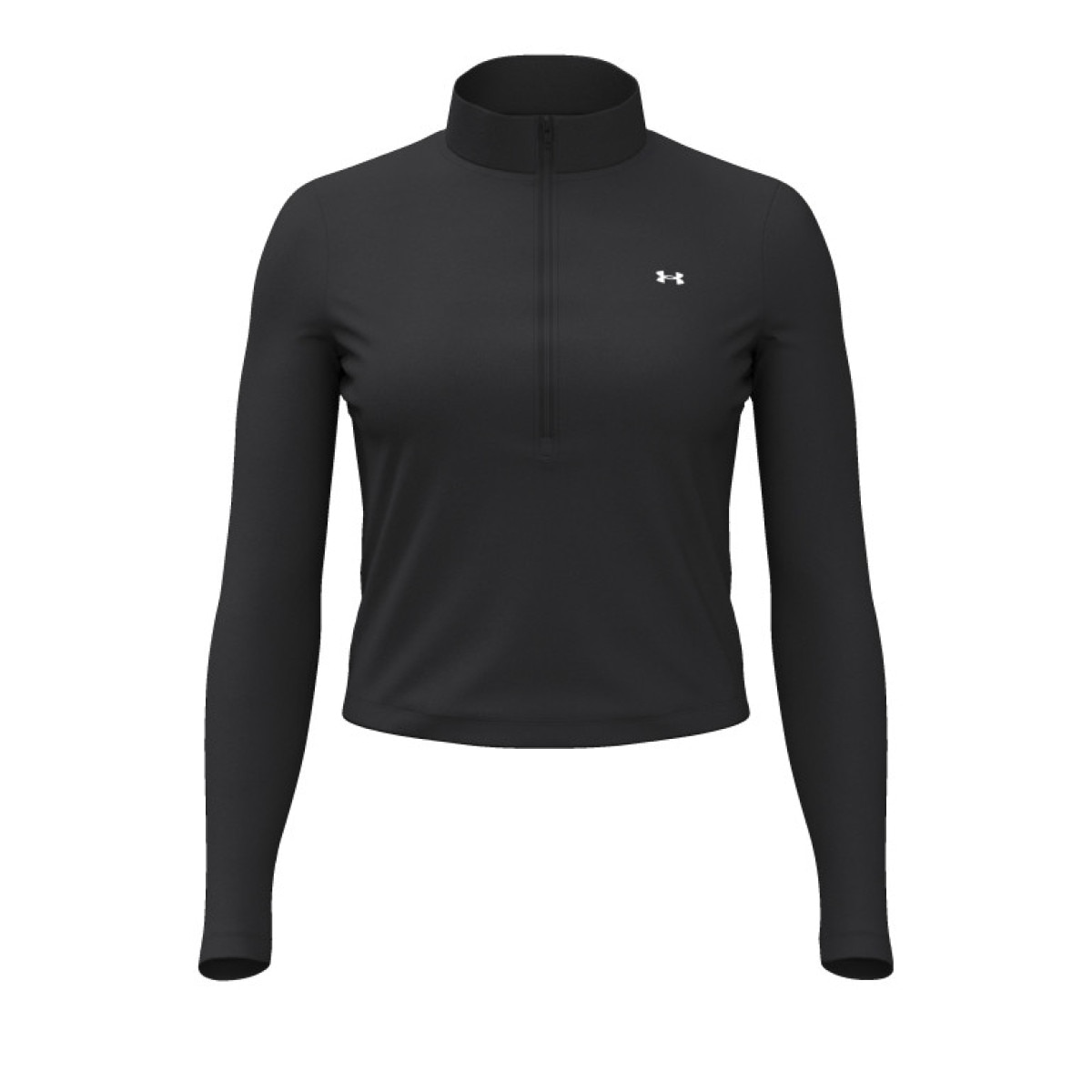 Damska bluza treningowa bez kaptura Under Armour Motion 1/2 Zip - czarna brak foto