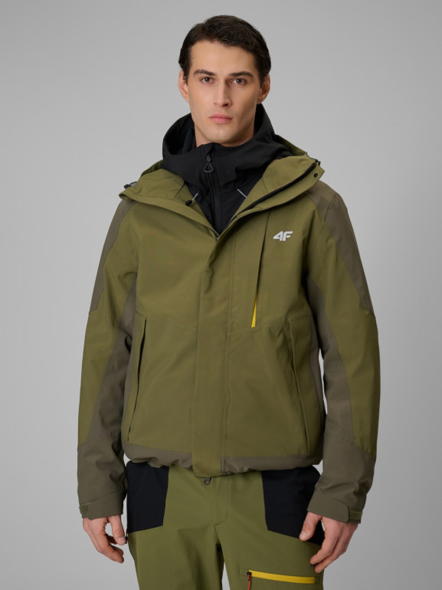Męska kurtka trekkingowa 4F 4FWSS26TTJAM1103 - khaki
