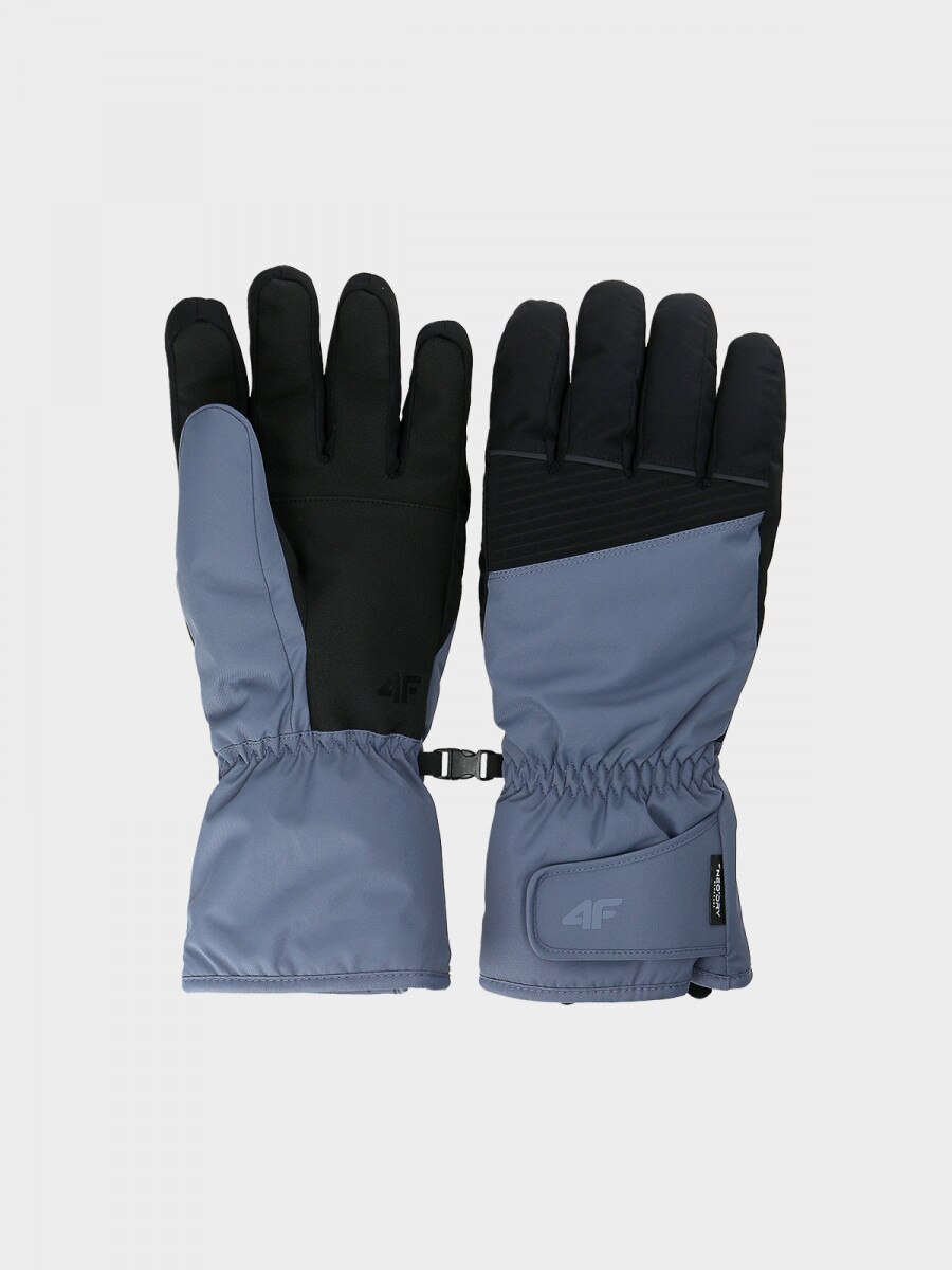 Męskie rękawice narciarskie Thinsulate 4F 4FWAW24AFGLM188 - niebieskie