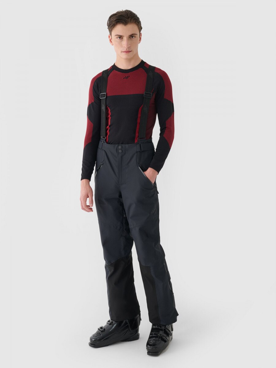 Męskie spodnie narciarskie 4F 4FWAW24TFTRM0712 - czarne